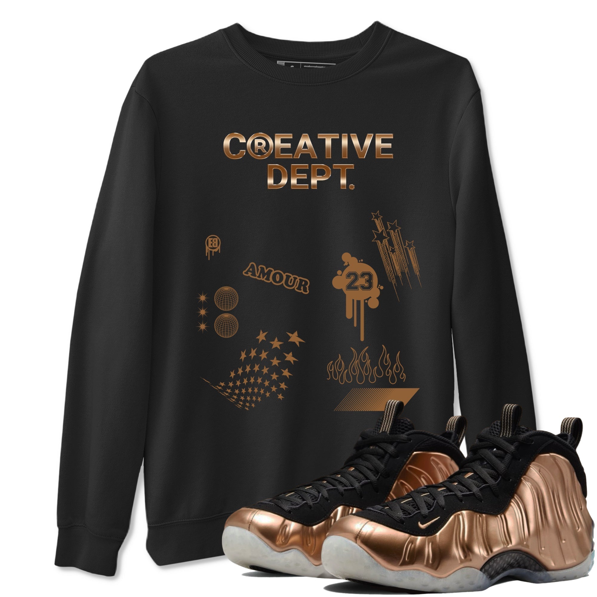 Creative Dept snkmatch Tees - Air Foamposite One Metallic Copper