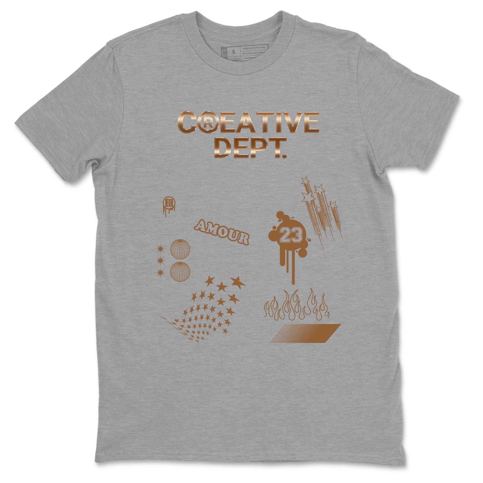 Creative Dept snkmatch Tees - Air Foamposite One Metallic Copper