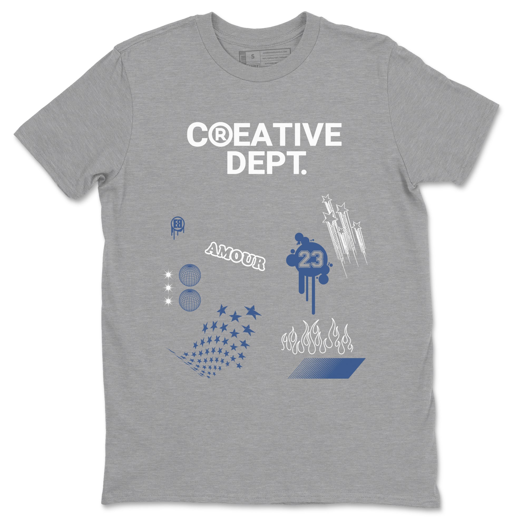 Creative Dept snkmatch Tees - Air Jordan 11 Diffused Blue