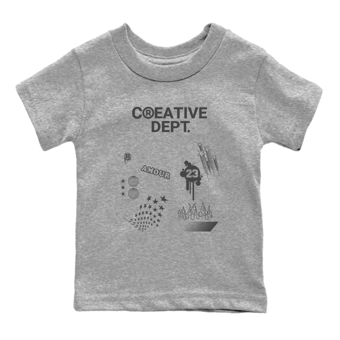 Creative Dept snkmatch Tees Kids - Air Jordan 4 Wet Cement