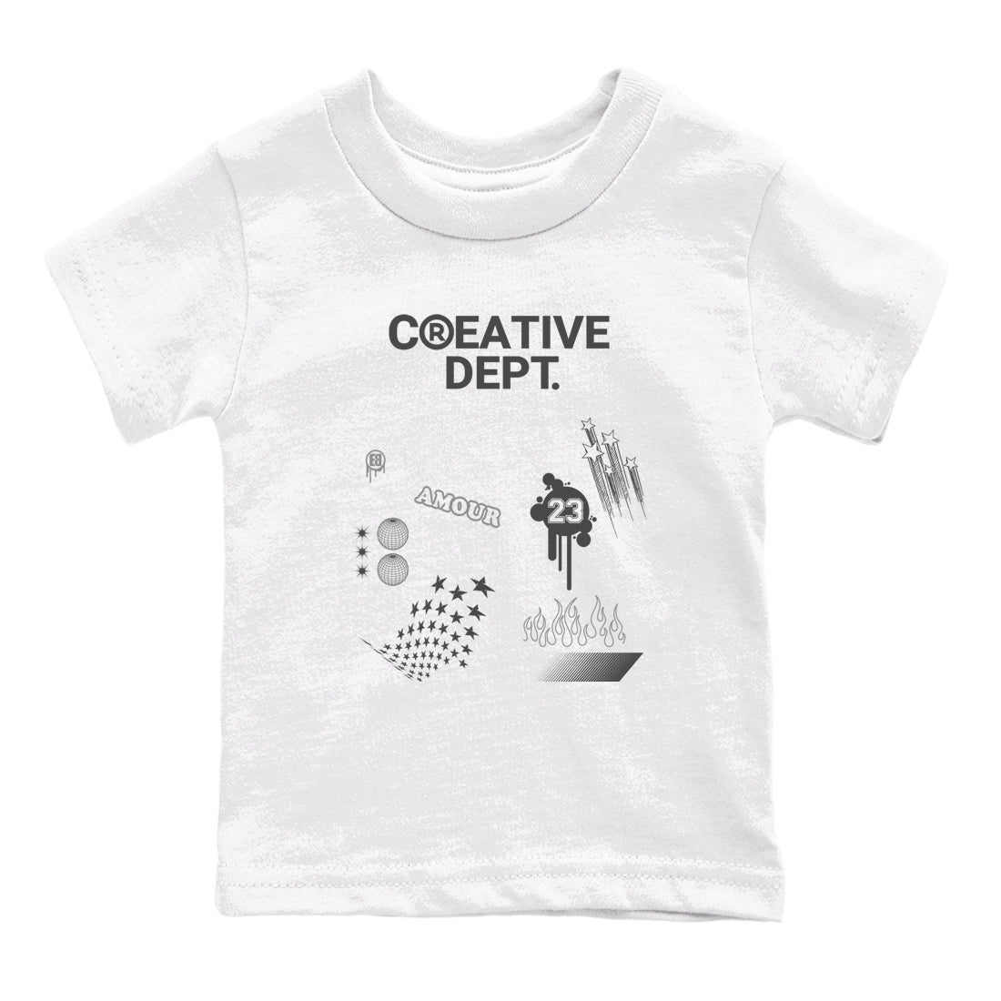 Creative Dept snkmatch Tees Kids - Air Jordan 4 Wet Cement