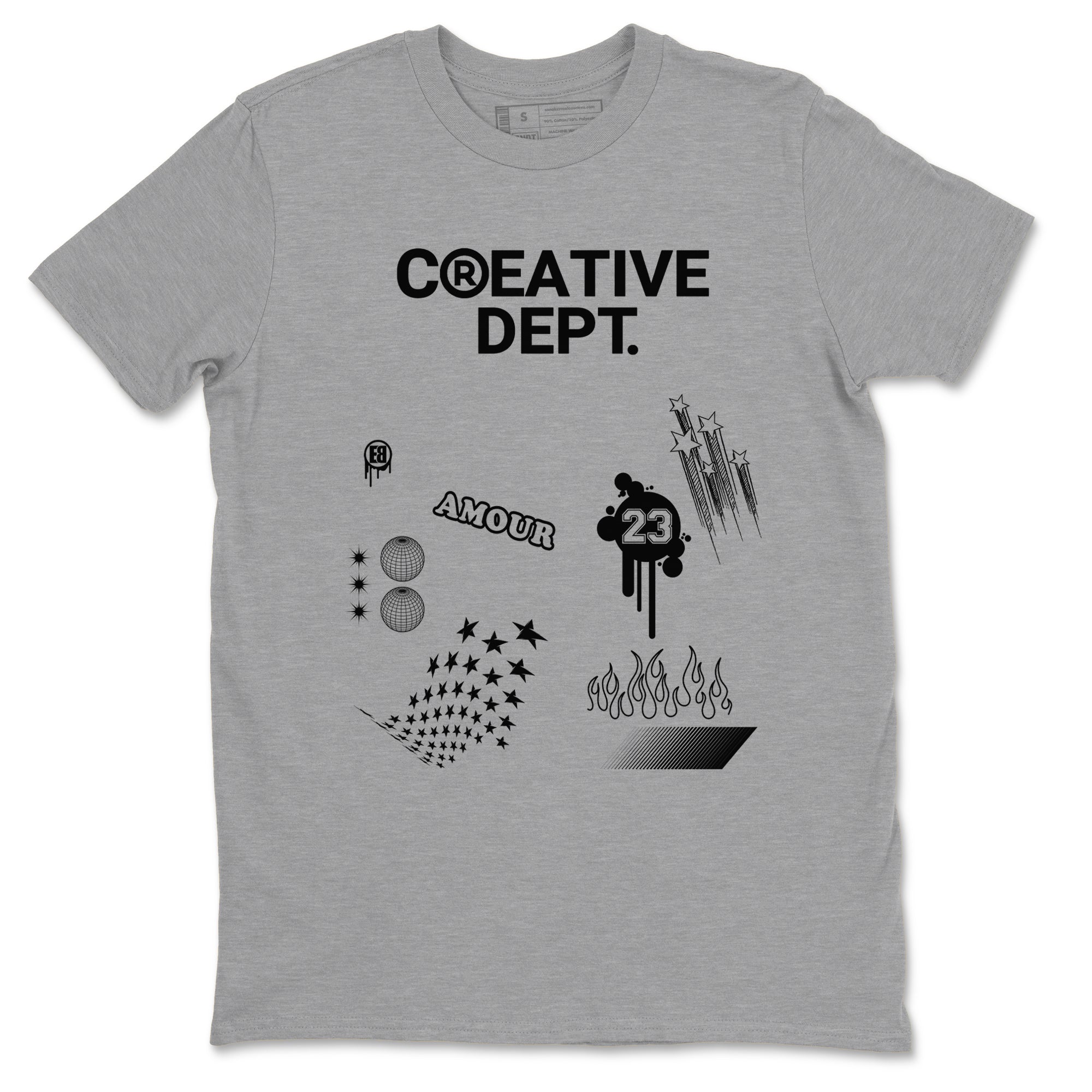 Creative Dept snkmatch Tees - Air Jordan 4 White Thunder