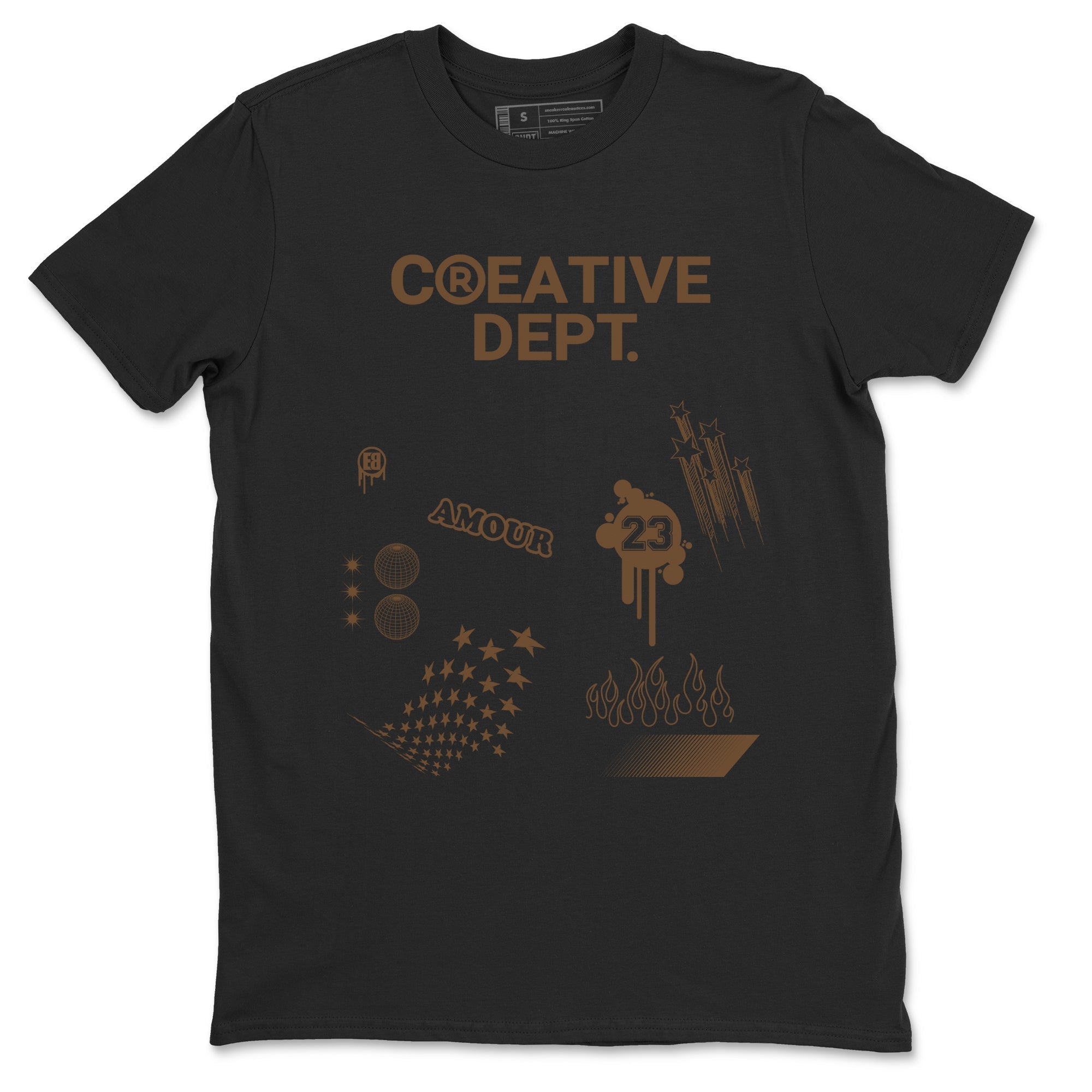 Creative Dept snkmatch Tees - Jordan Jumpman Jack Travis Scott Dark Mocha