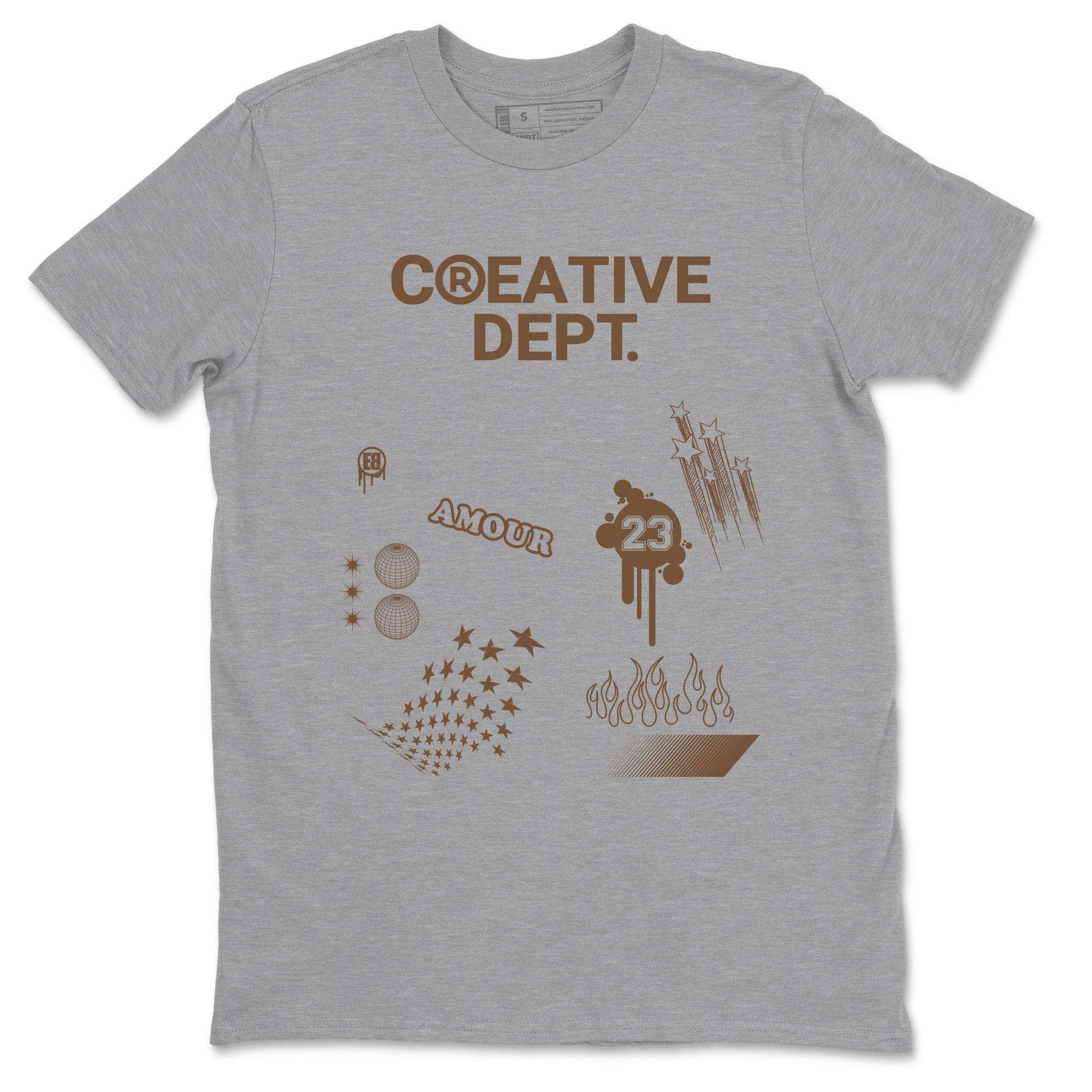 Creative Dept snkmatch Tees - Jordan Jumpman Jack Travis Scott Dark Mocha