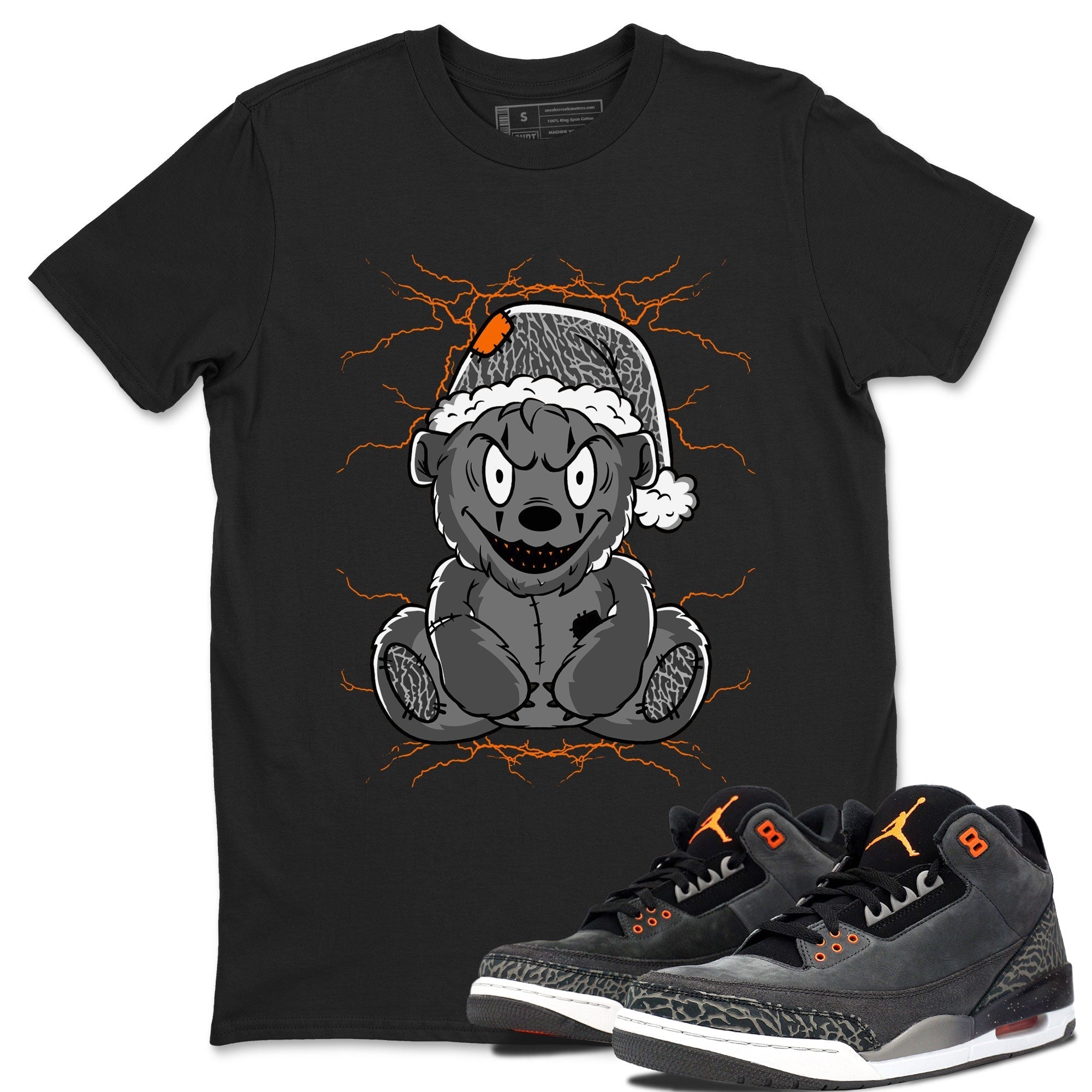 Creepy Bear snkmatch Tee - Air Jordan 3 Fear