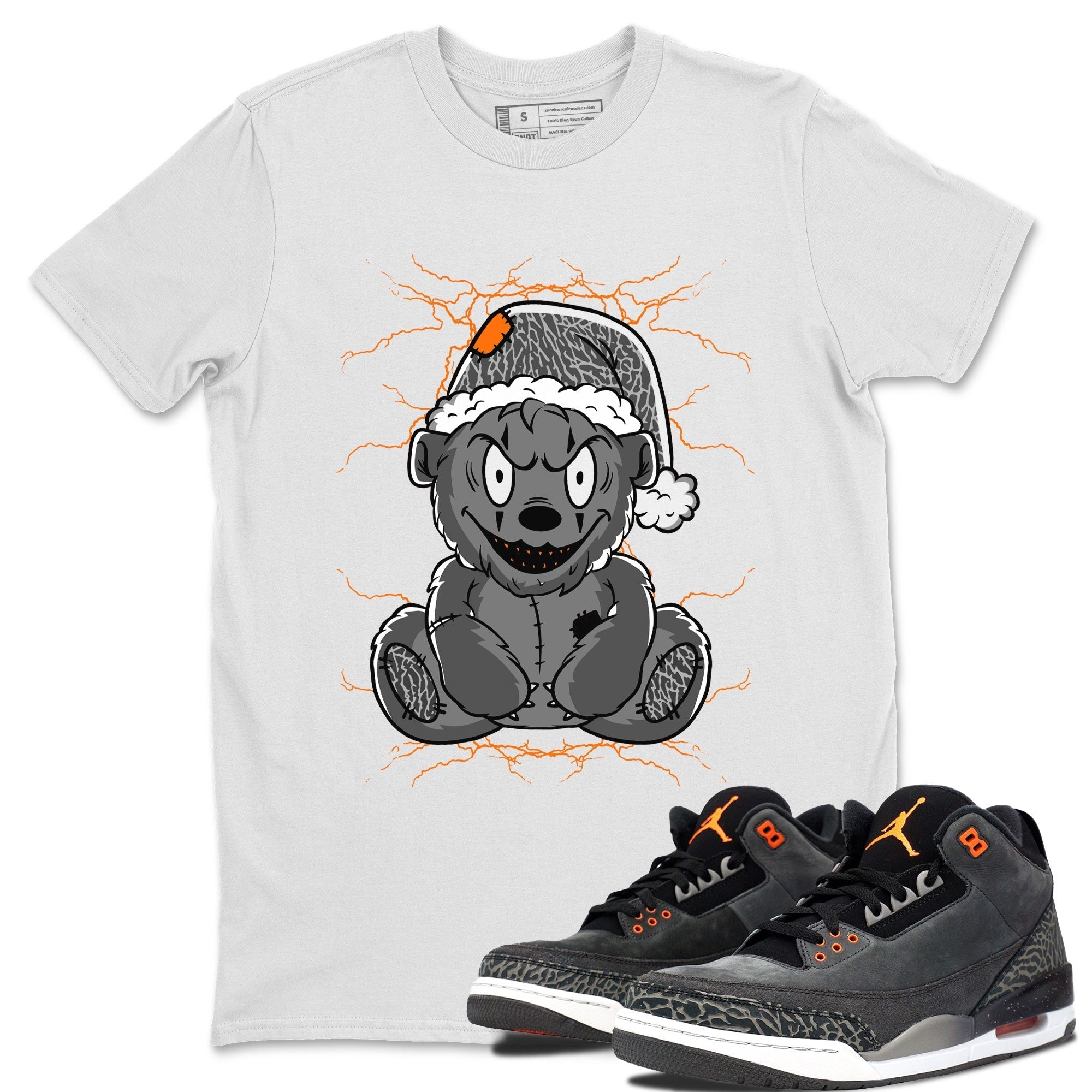 Creepy Bear snkmatch Tee - Air Jordan 3 Fear