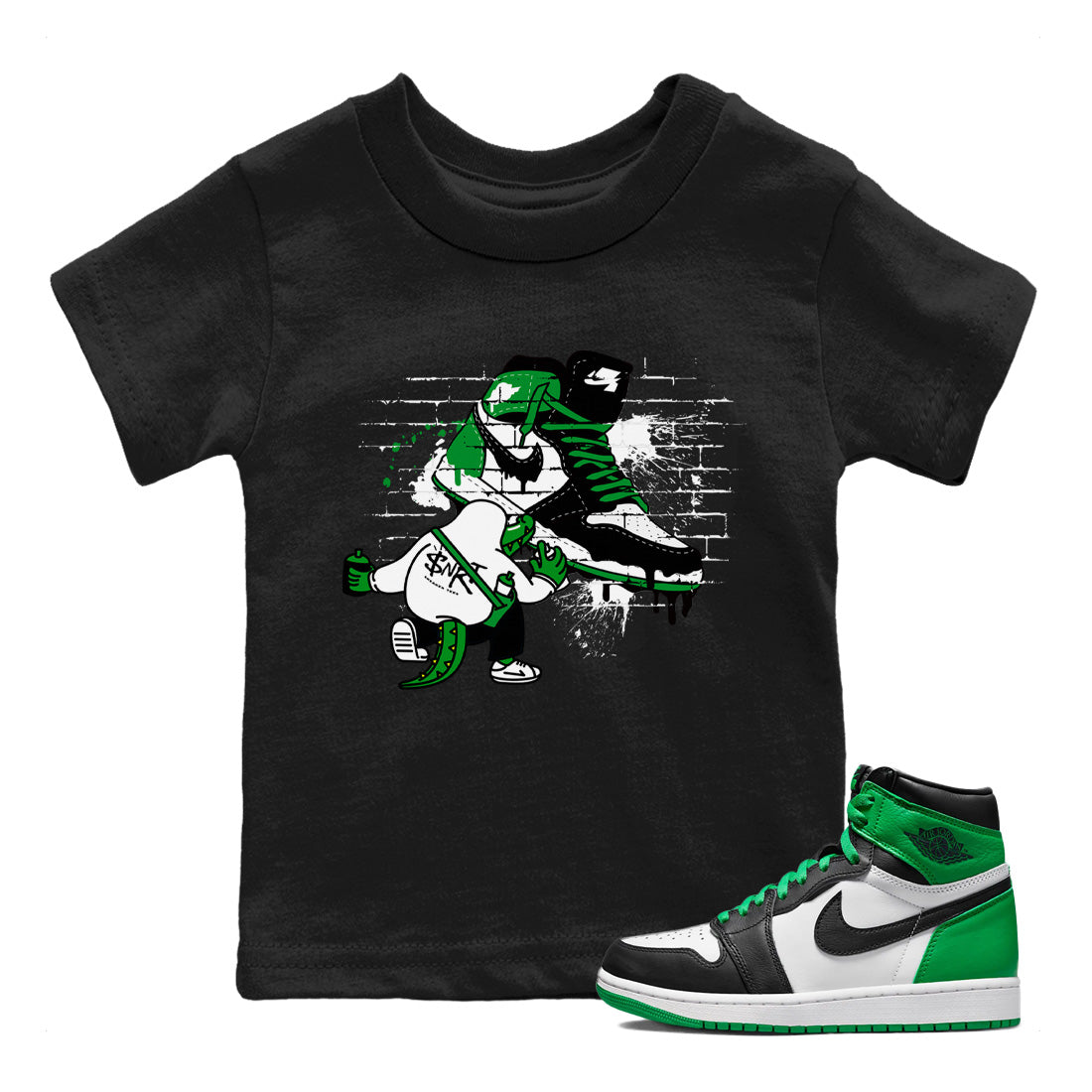 Crocodile Artist Kids Tops - Air Jordan 1 Celtics