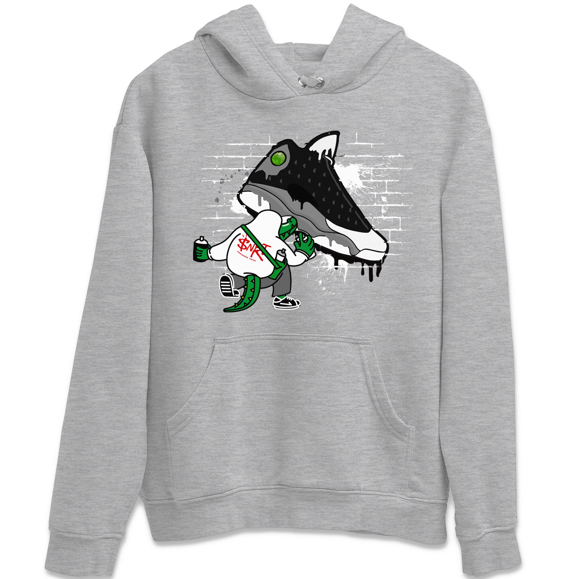 Crocodile Artist Unisex Tops - Air Jordan 13 Black Flint