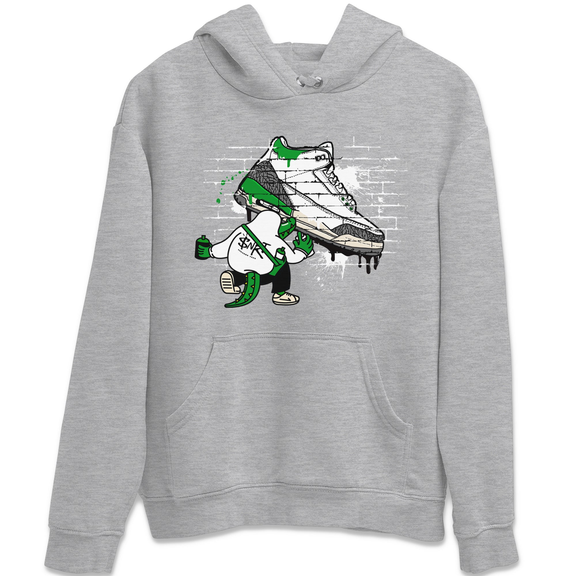 Crocodile Artist Unisex Tops - Air Jordan 3 Lucky Green