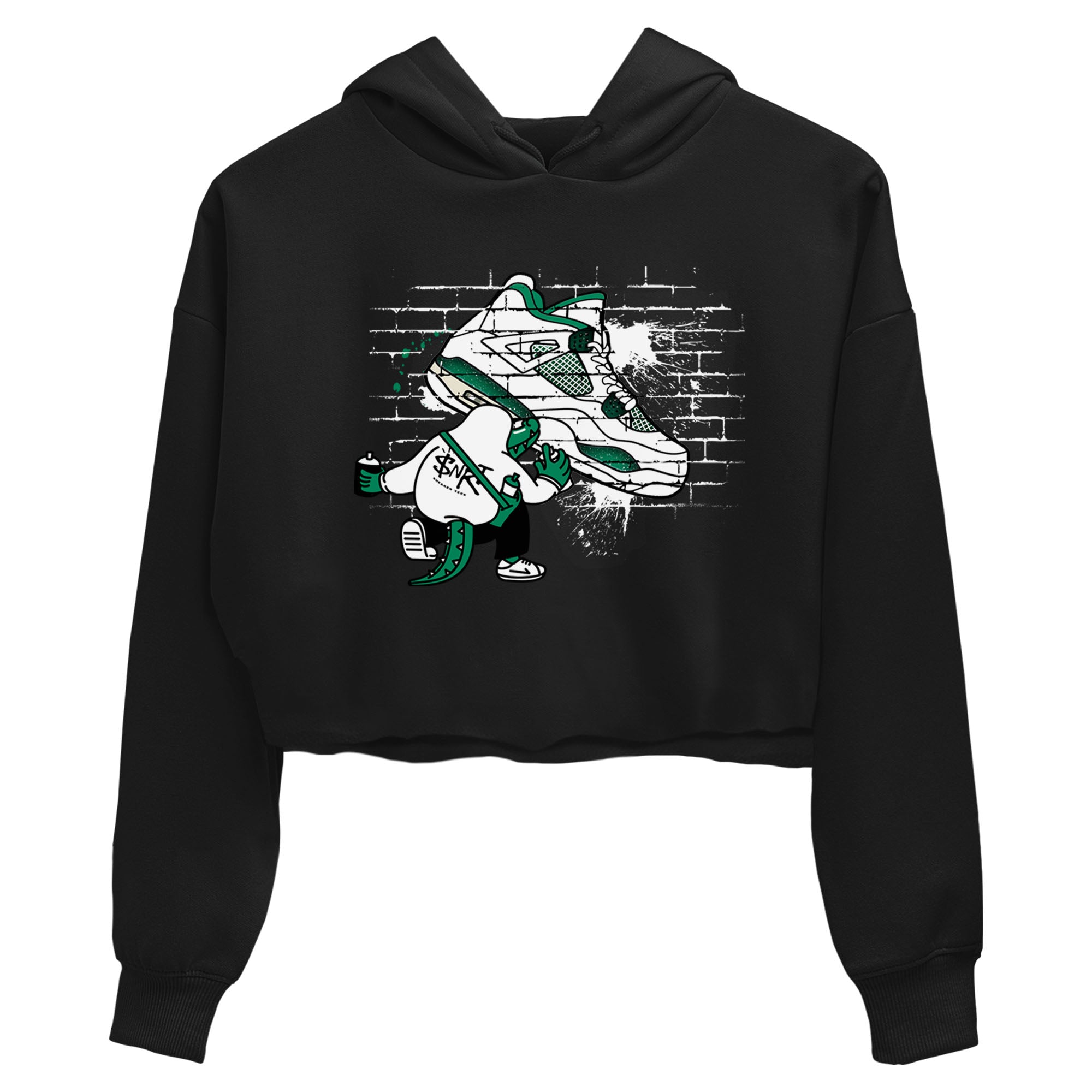 Crocodile Artist snkmatch Women's Top - Air Jordan 4 Oxidized Green