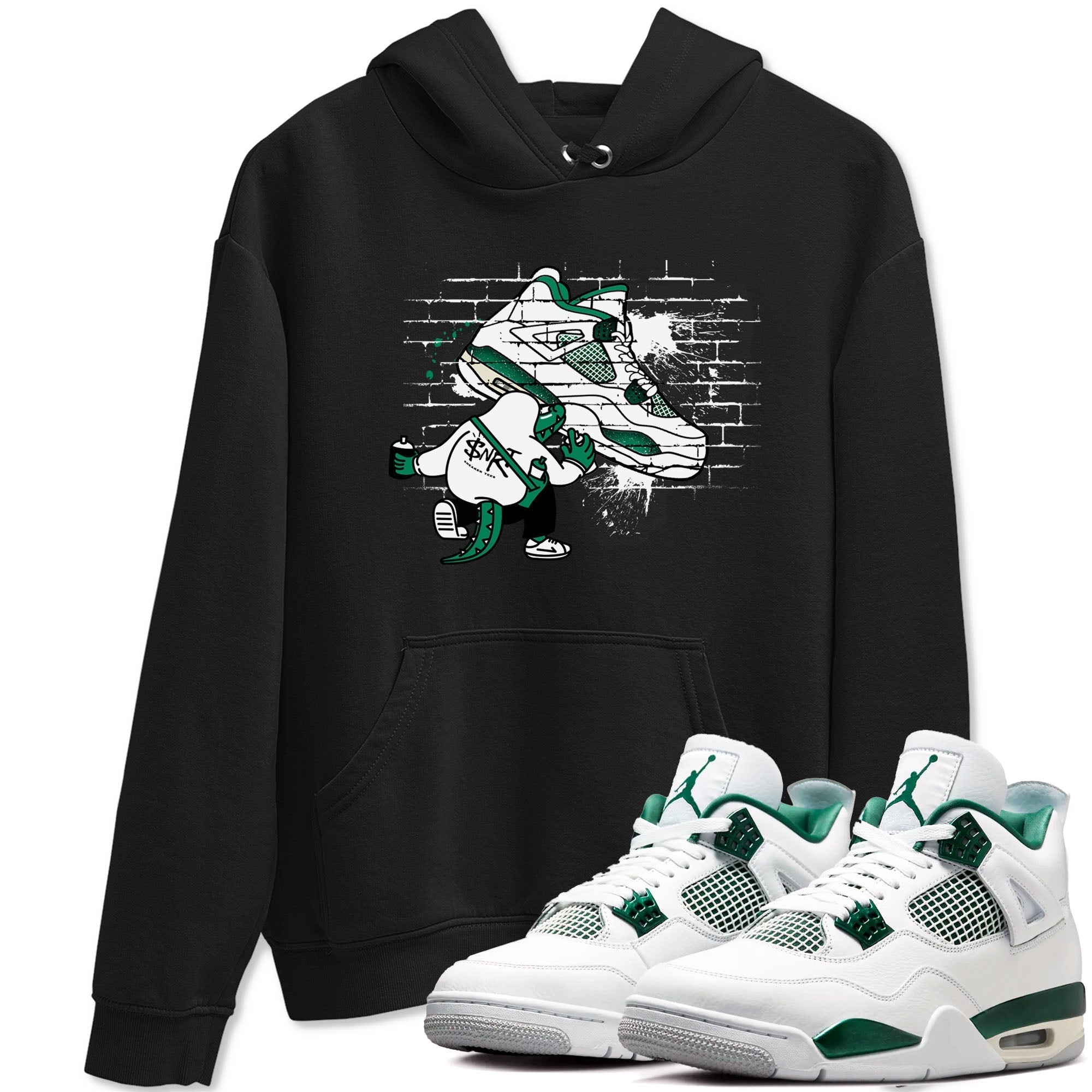 Crocodile Artist snkmatch Tees - Air Jordan 4 Oxidized Green