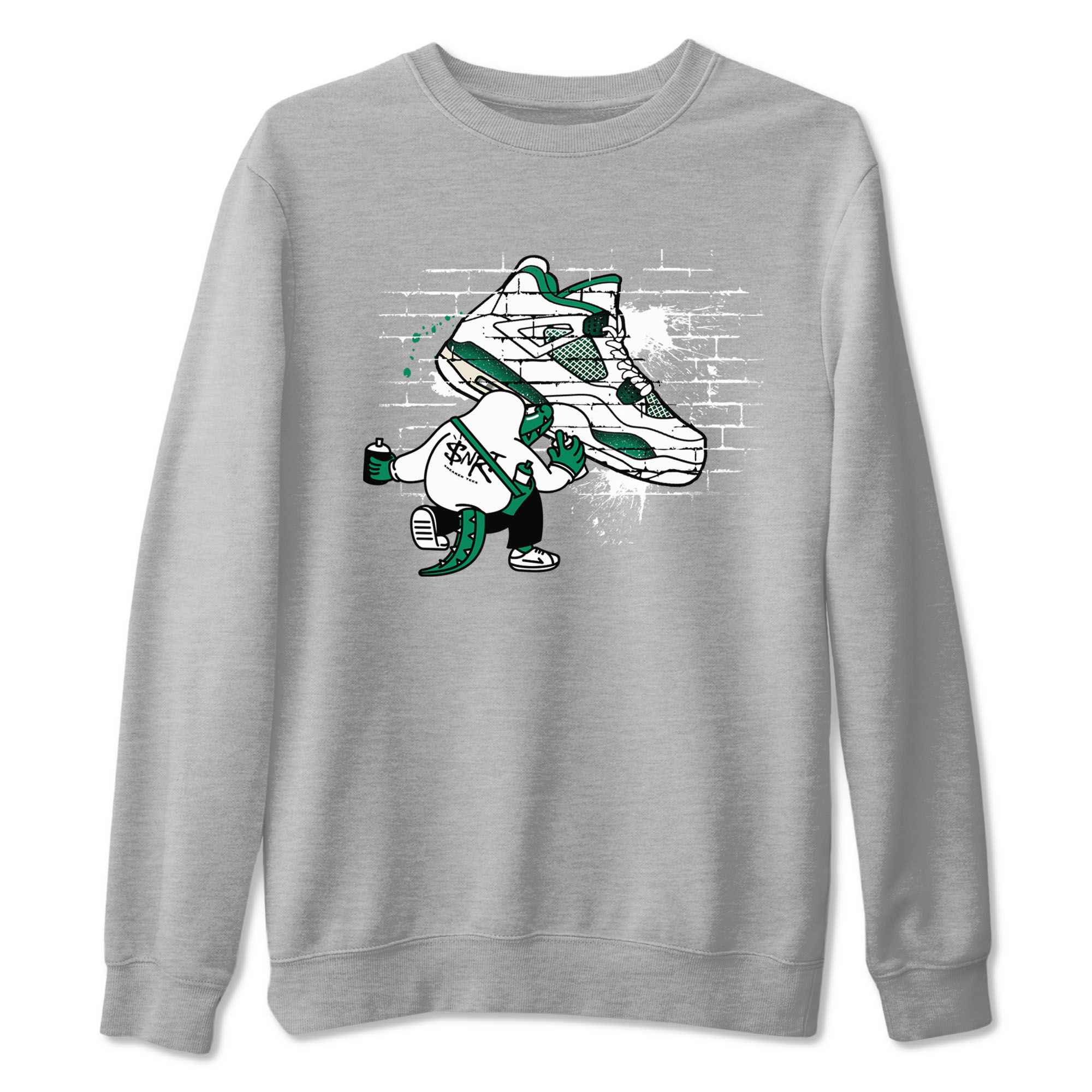 Crocodile Artist snkmatch Tees - Air Jordan 4 Oxidized Green