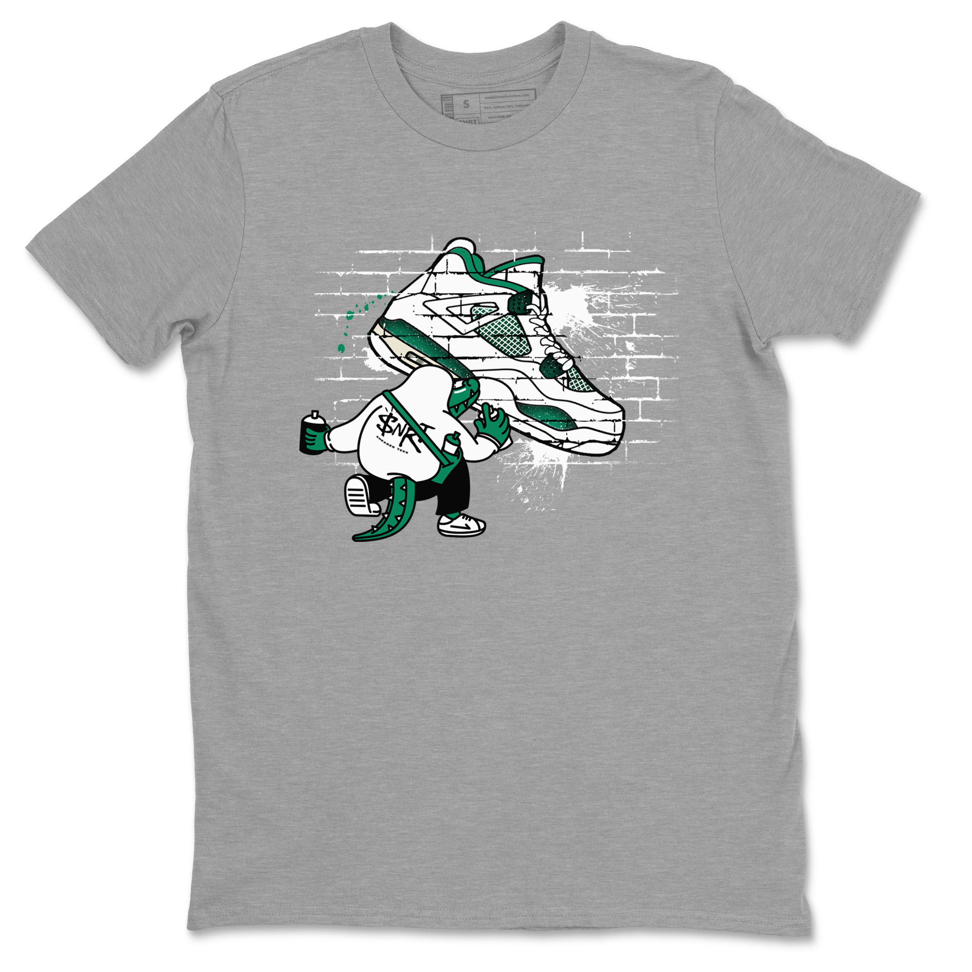 Crocodile Artist snkmatch Tees - Air Jordan 4 Oxidized Green