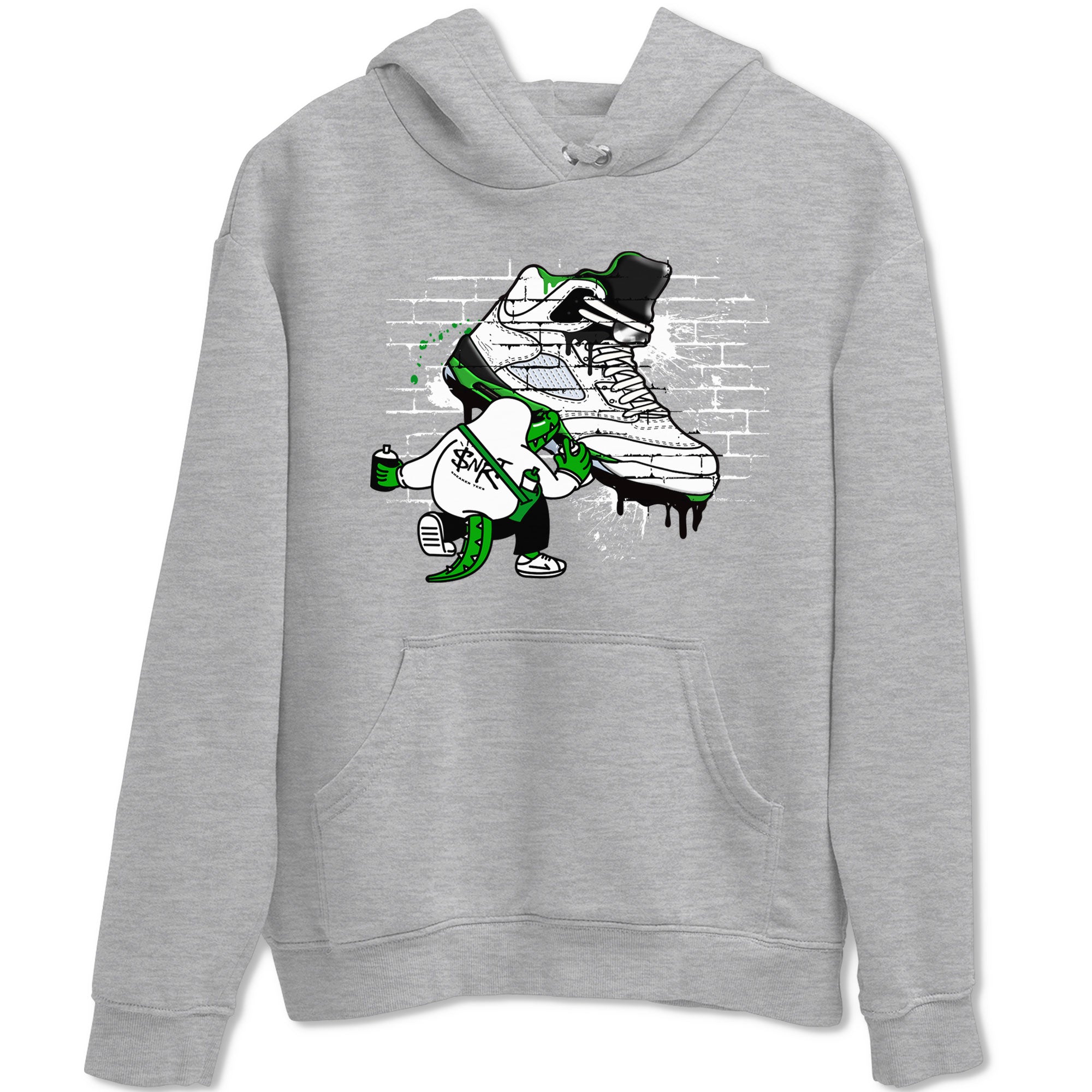 Crocodile Artist snkmatch Tee - Air Jordan 5 Lucky Green