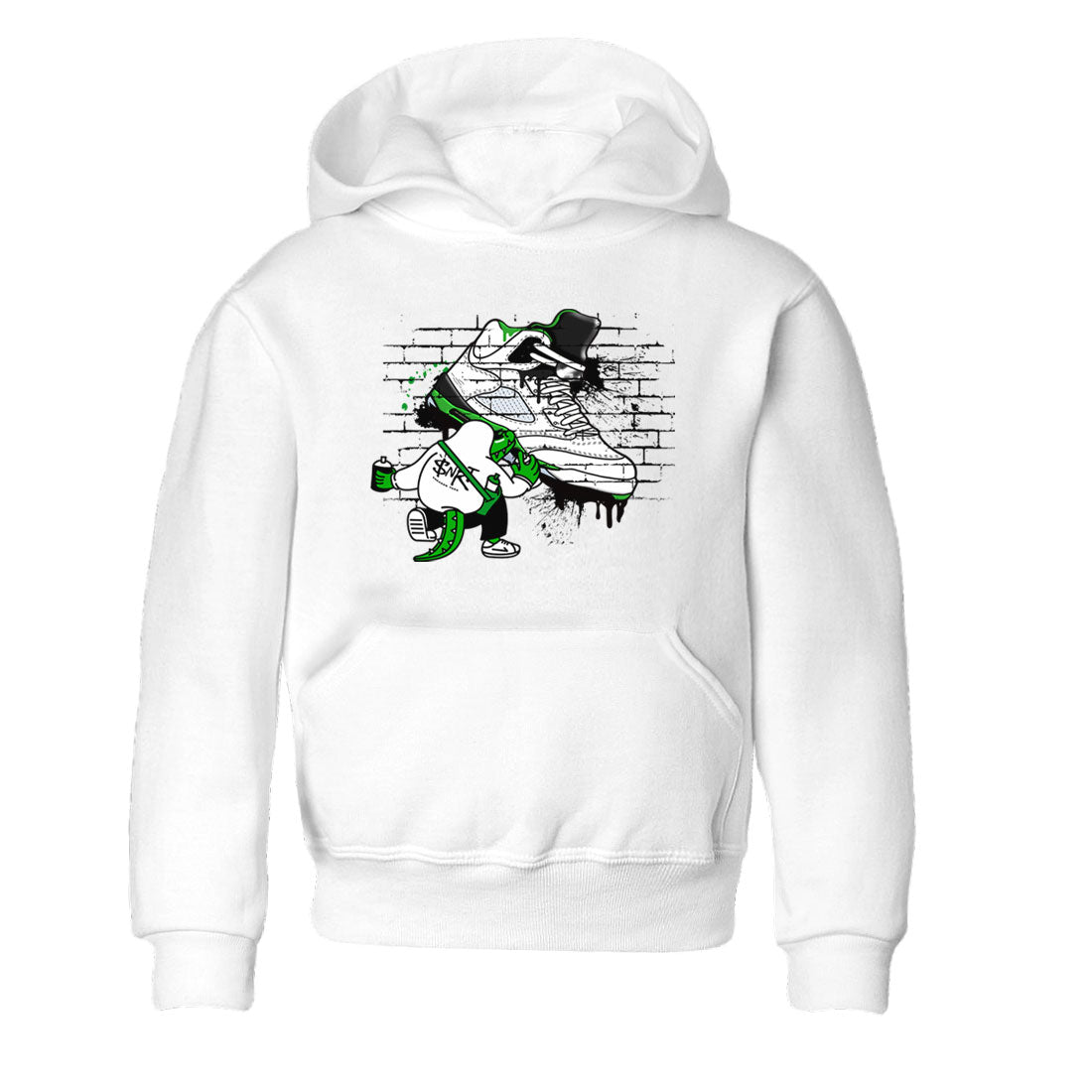 Crocodile Artist snkmatch Tee Kids - Air Jordan 5 Lucky Green