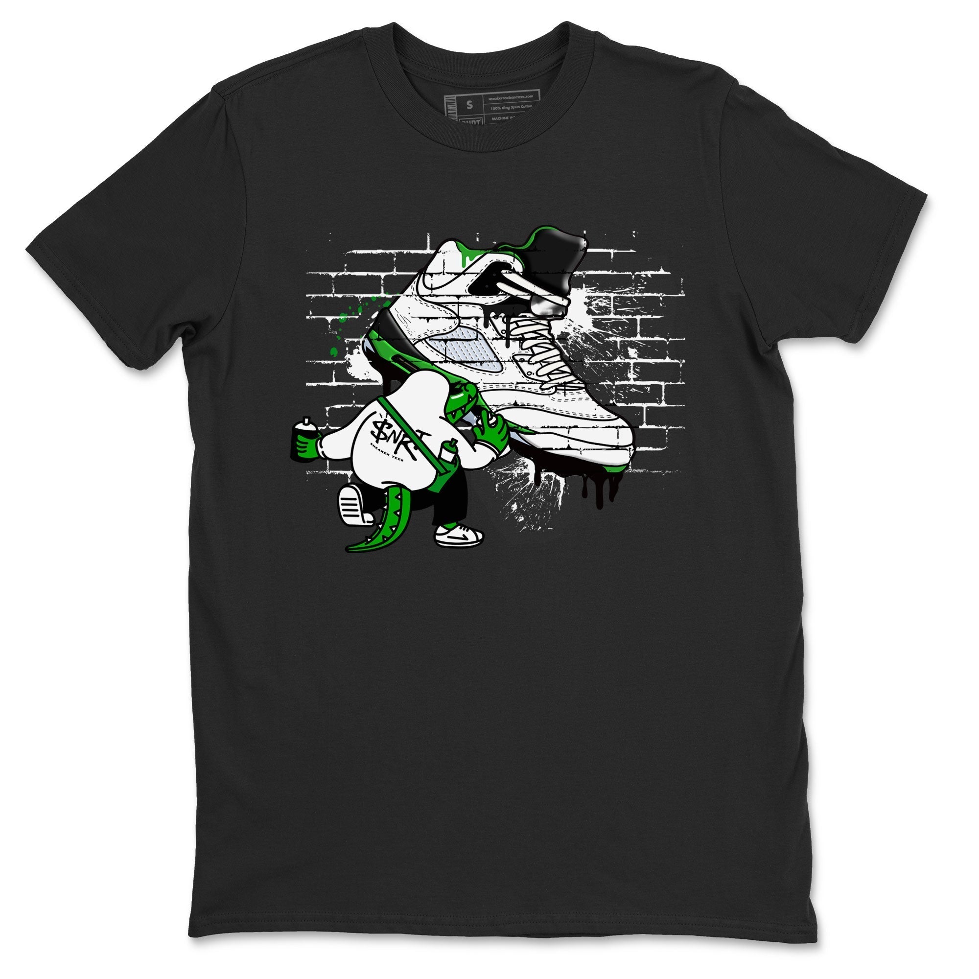 Crocodile Artist snkmatch Tee - Air Jordan 5 Lucky Green