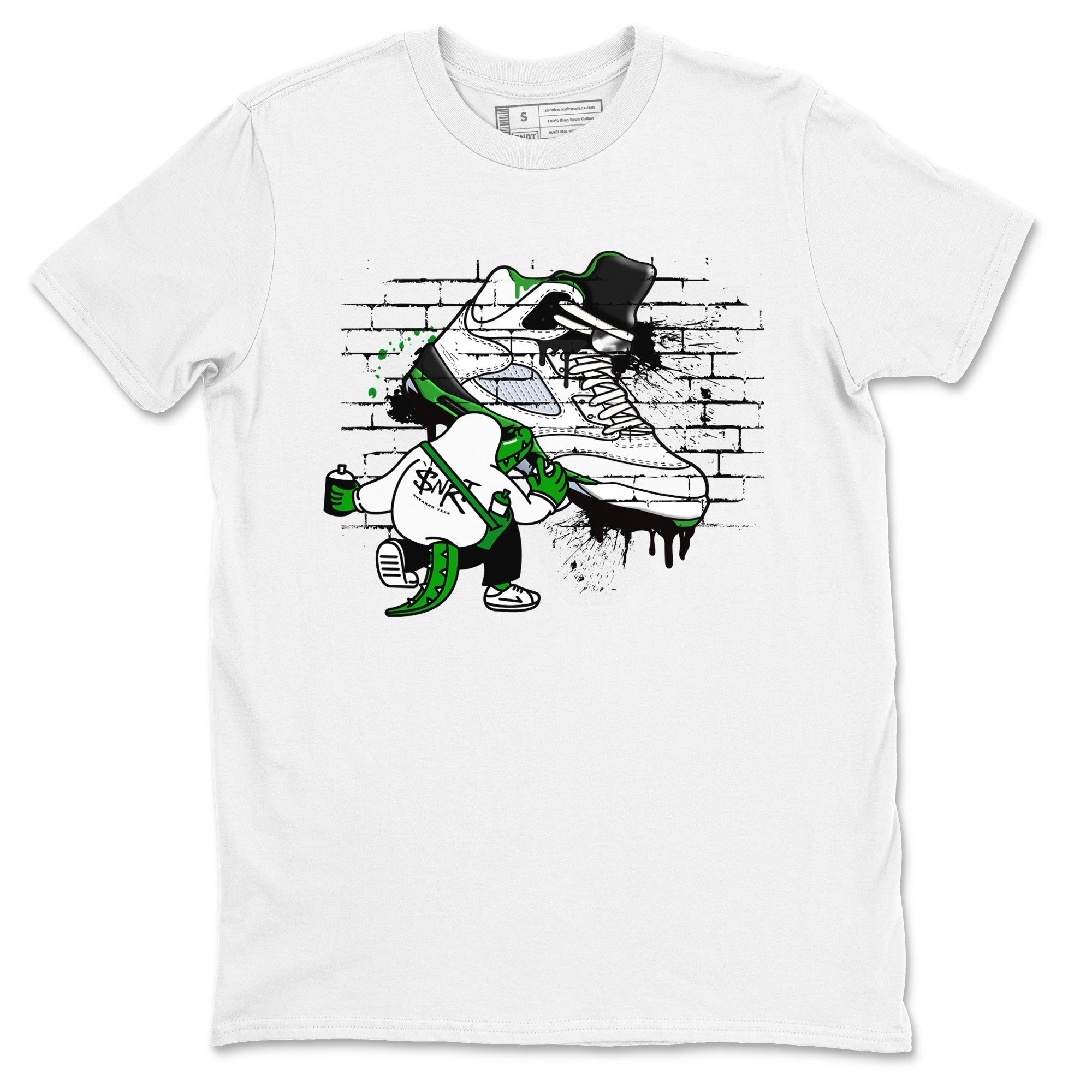 Crocodile Artist snkmatch Tee - Air Jordan 5 Lucky Green