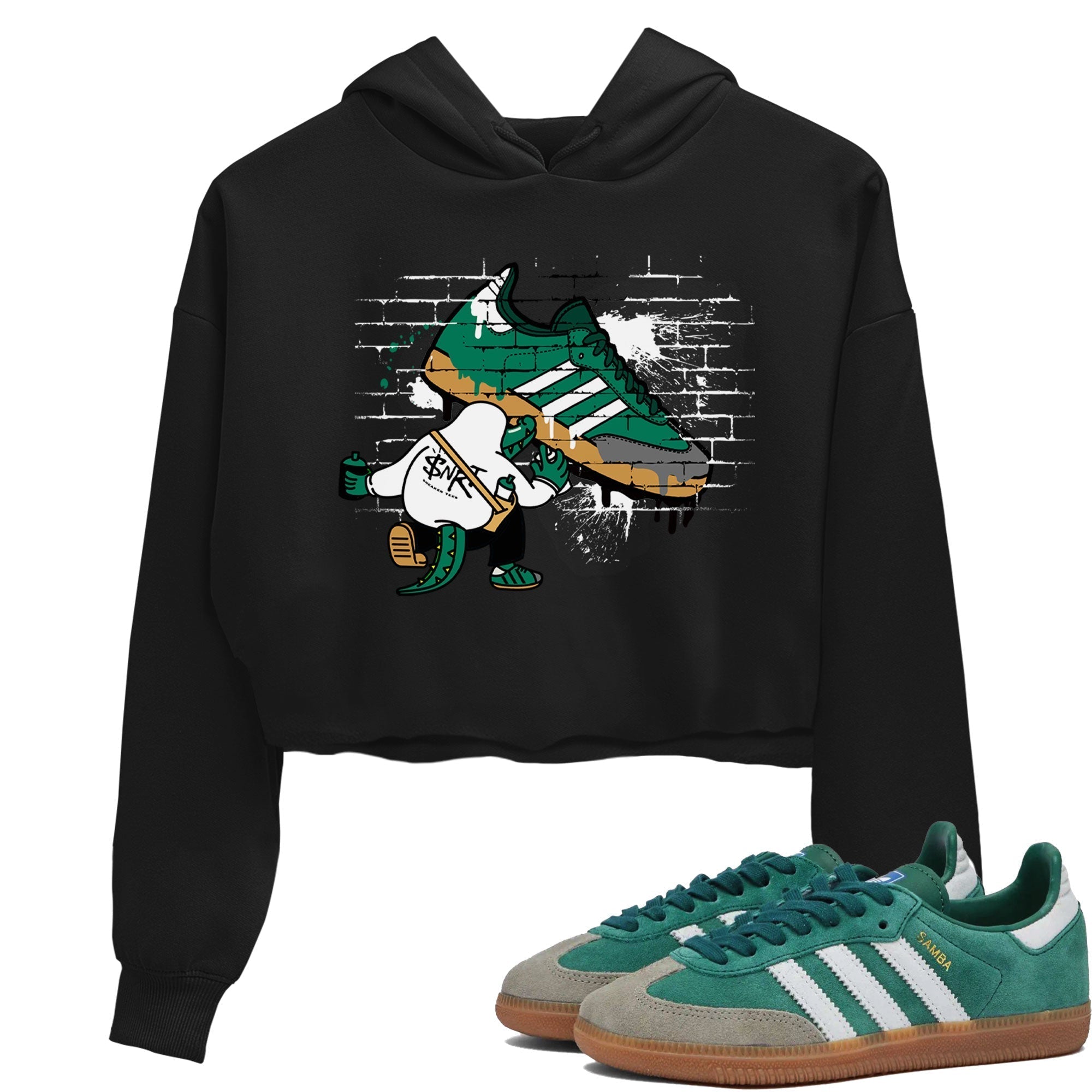 Crocodile Artist snkmatch Women's Top - Samba Collegiate Green Gum