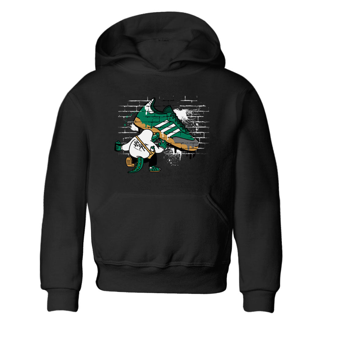 Crocodile Artist snkmatch Tee Kids - Samba Collegiate Green Gum