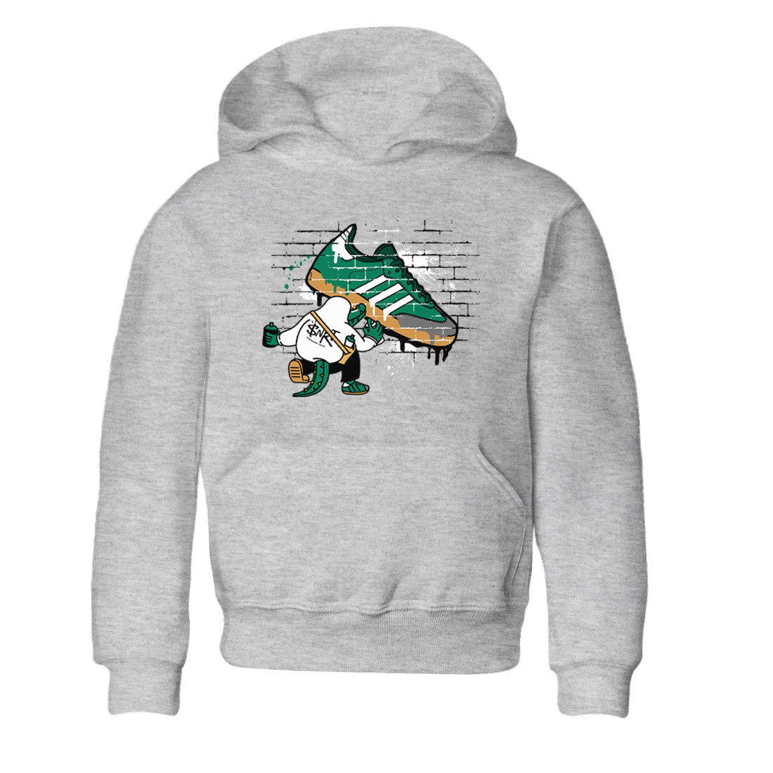 Crocodile Artist snkmatch Tee Kids - Samba Collegiate Green Gum