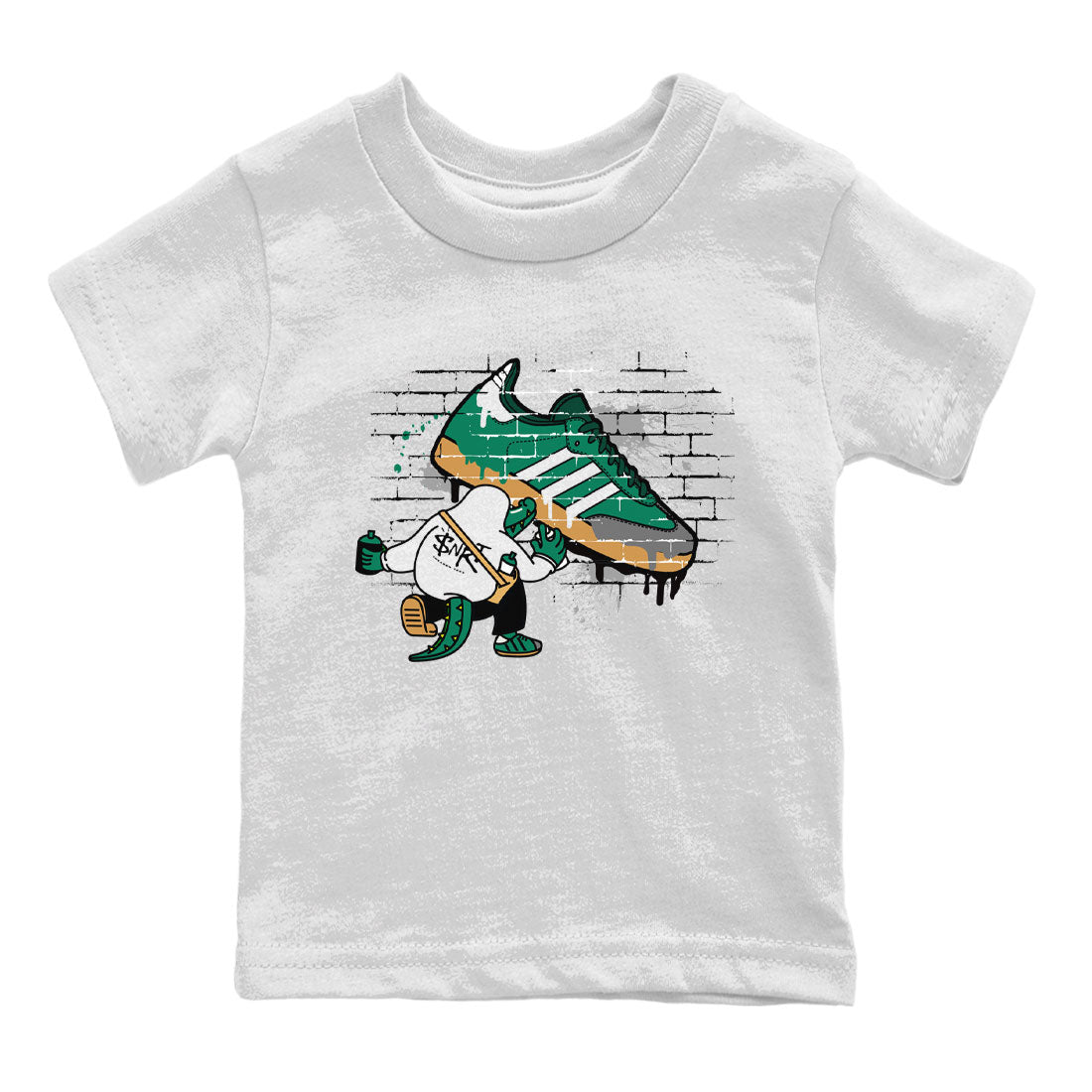 Crocodile Artist snkmatch Tee Kids - Samba Collegiate Green Gum