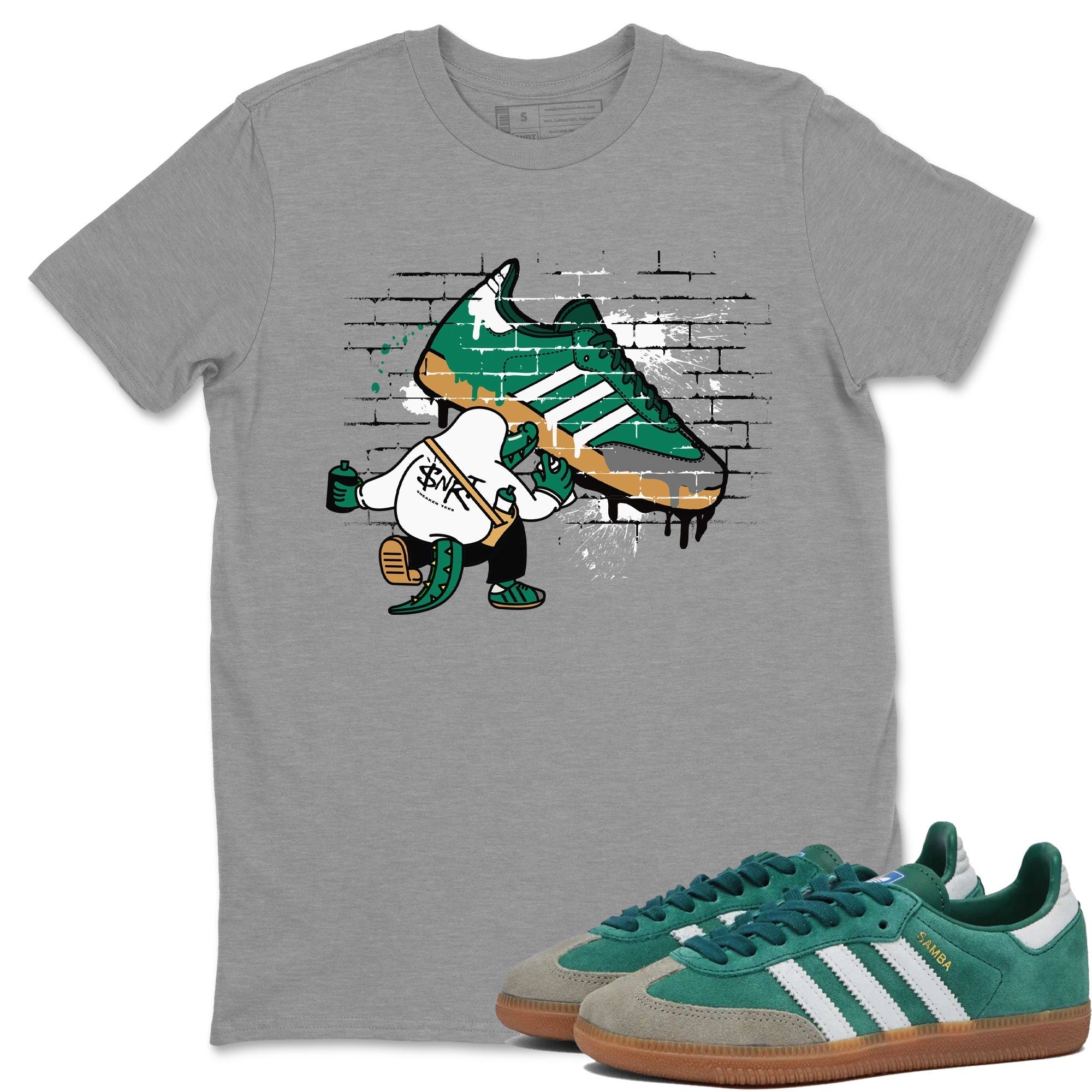 Crocodile Artist snkmatch Tee - Samba Collegiate Green Gum