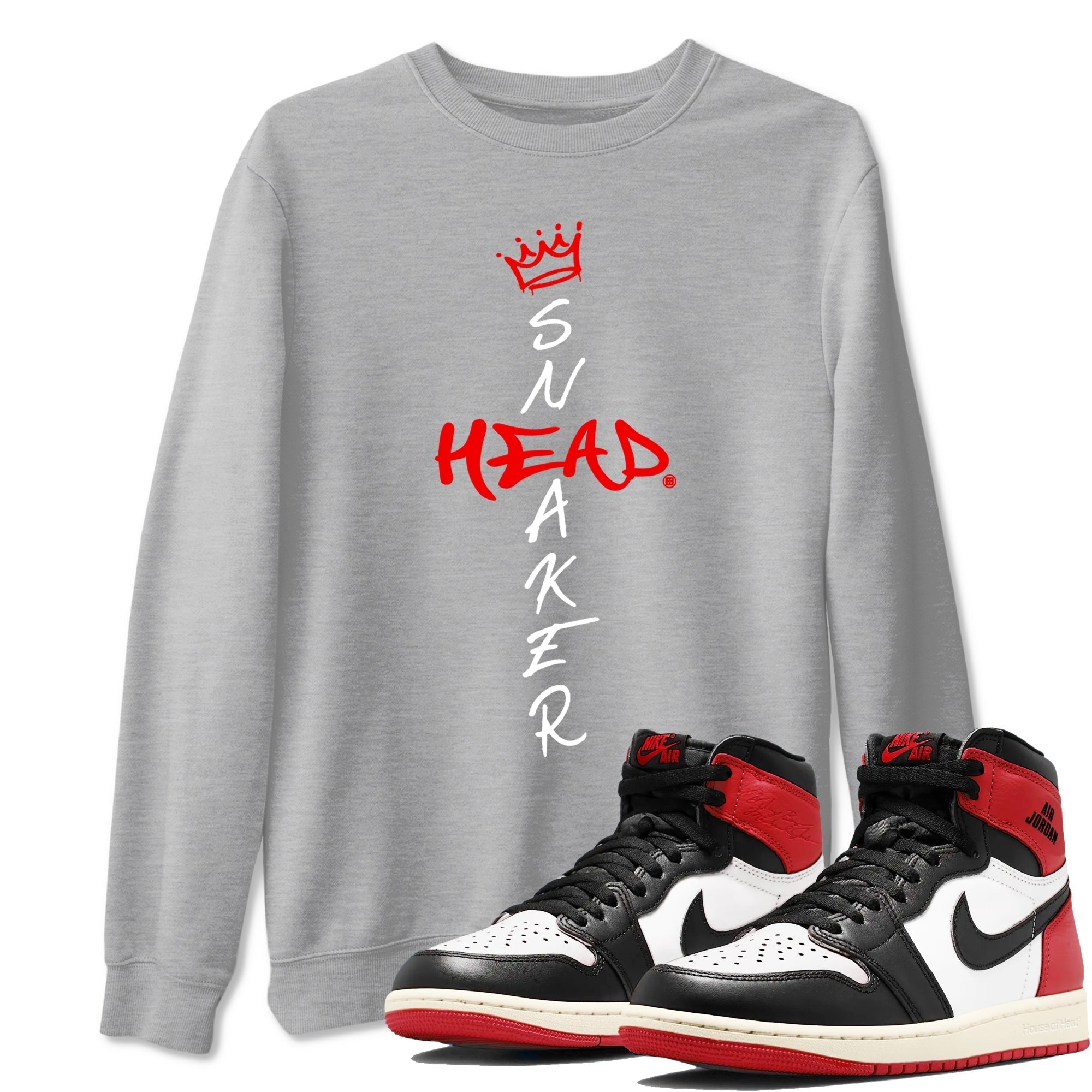Cross snkmatch snkmatch Tees - Air Jordan 1 Black Toe Reimagined