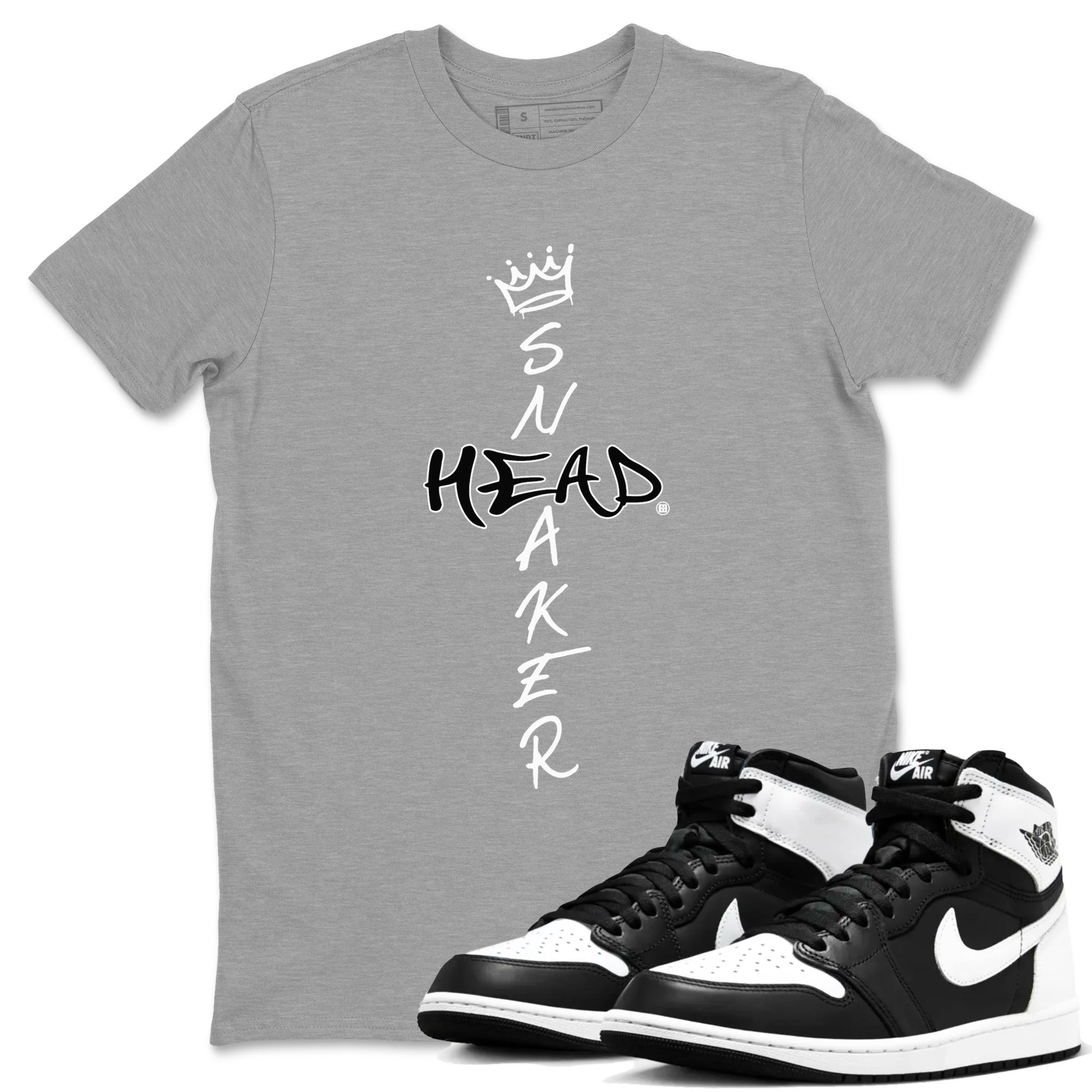 Cross snkmatch snkmatch Tees - Air Jordan 1 Black White