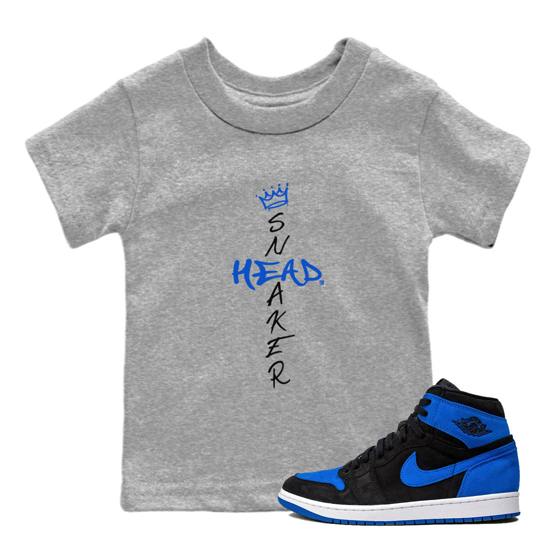 Cross snkmatch snkmatch Tee Kids - Air Jordan 1 Royal Reimagined