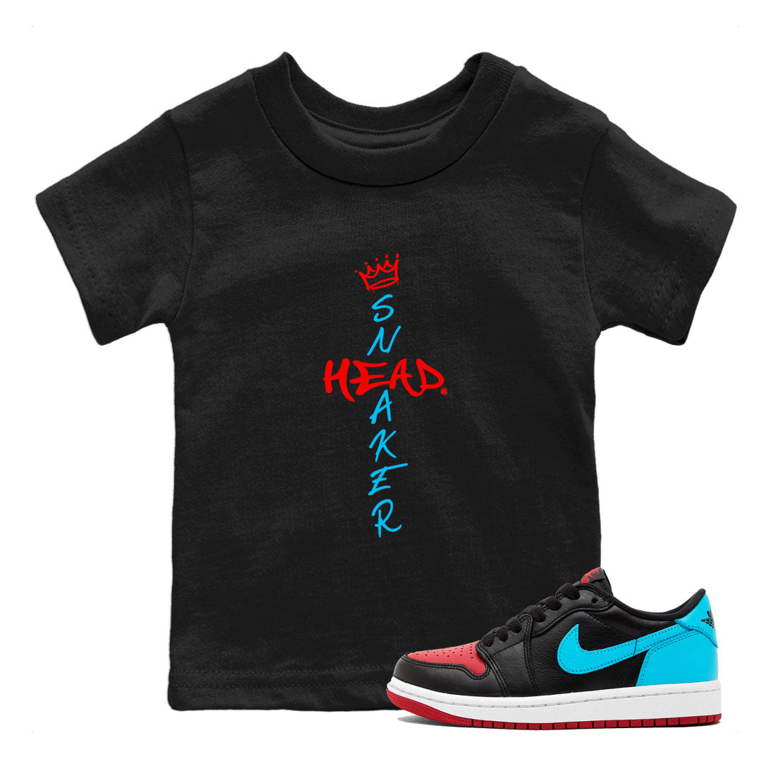 Cross snkmatch Kids Tops - Air Jordan 1 UNC to Chicago