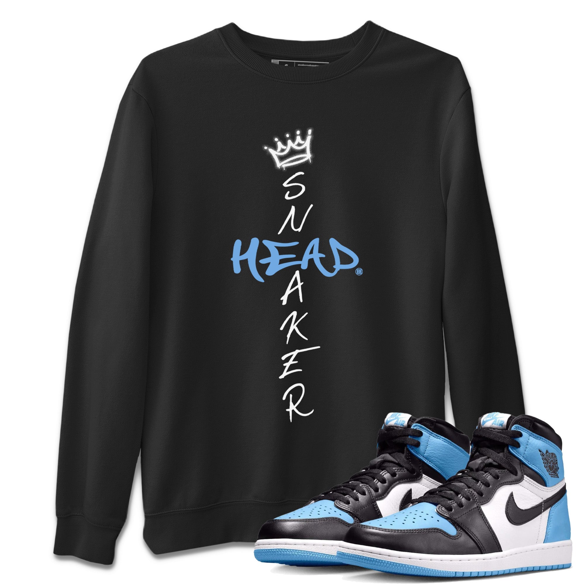 Cross snkmatch Unisex Tops - Air Jordan 1 UNC Toe