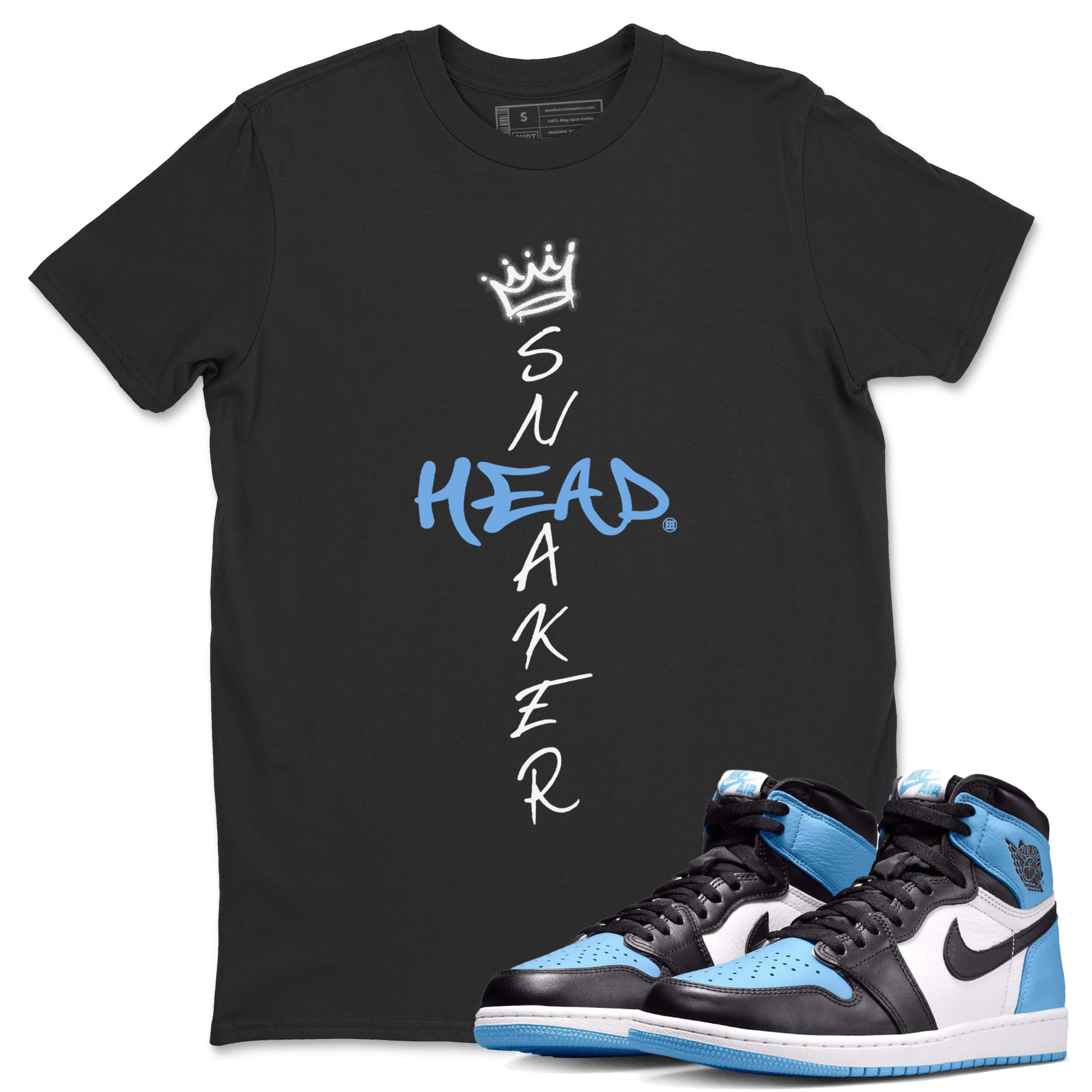 Cross snkmatch Unisex Tops - Air Jordan 1 UNC Toe