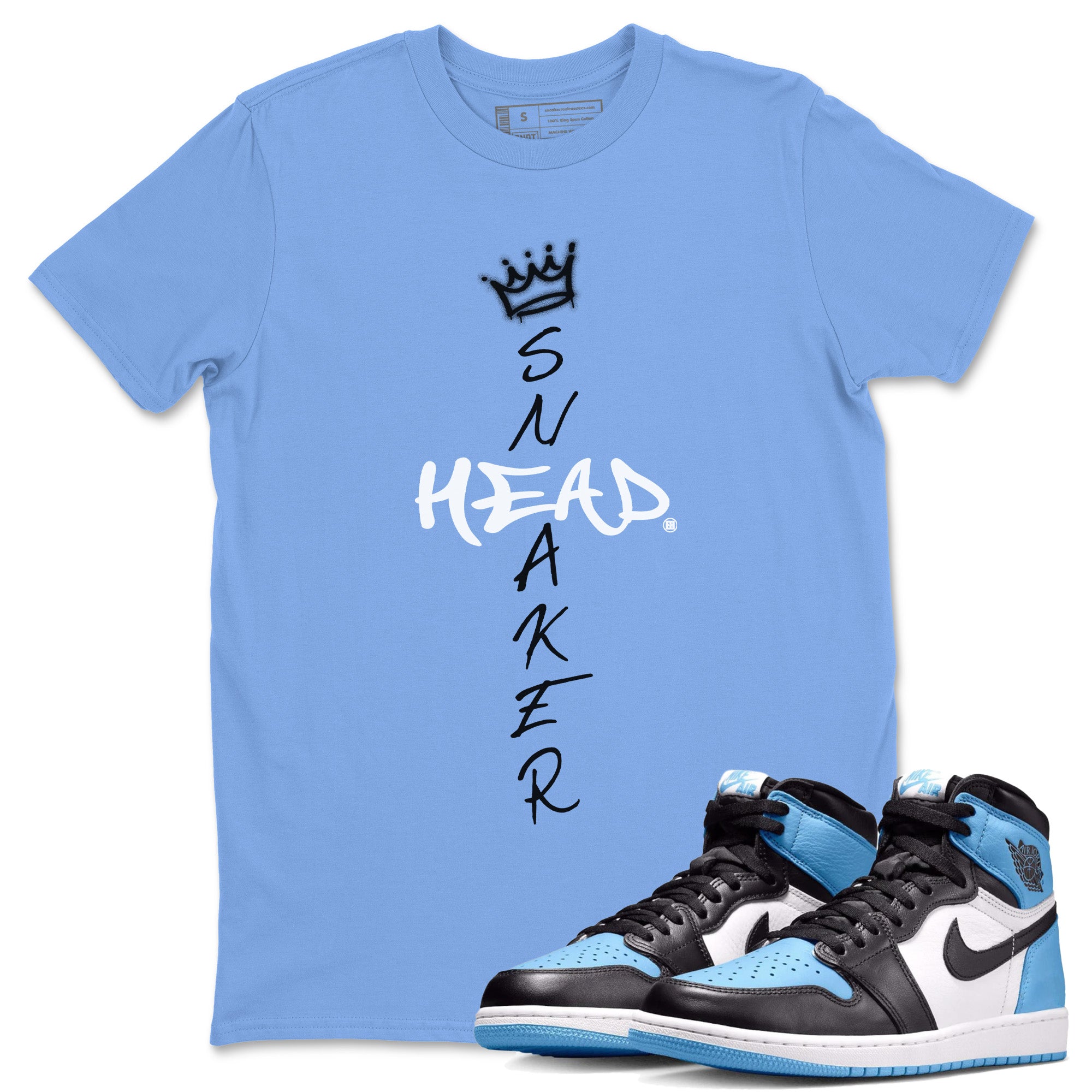 Cross snkmatch Unisex Tops - Air Jordan 1 UNC Toe