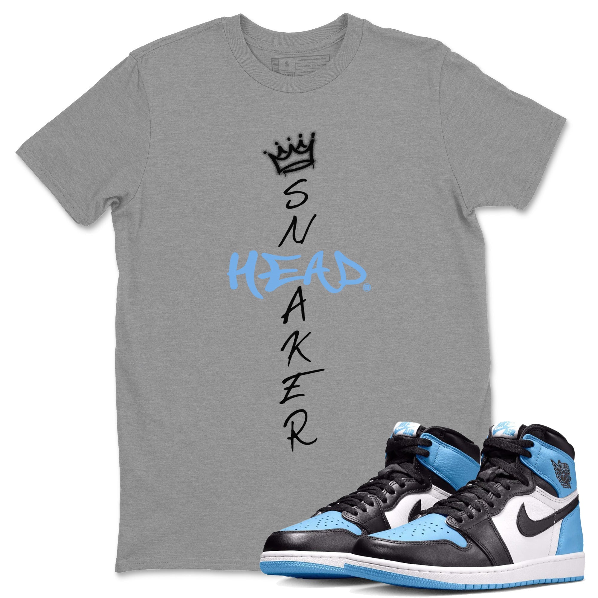 Cross snkmatch Unisex Tops - Air Jordan 1 UNC Toe
