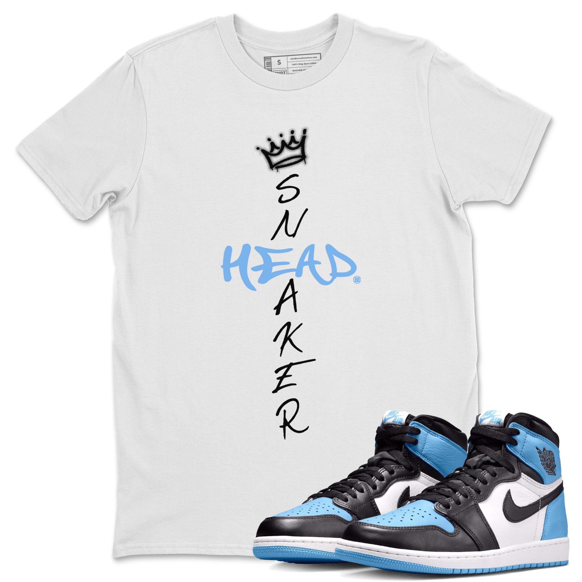Cross snkmatch Unisex Tops - Air Jordan 1 UNC Toe