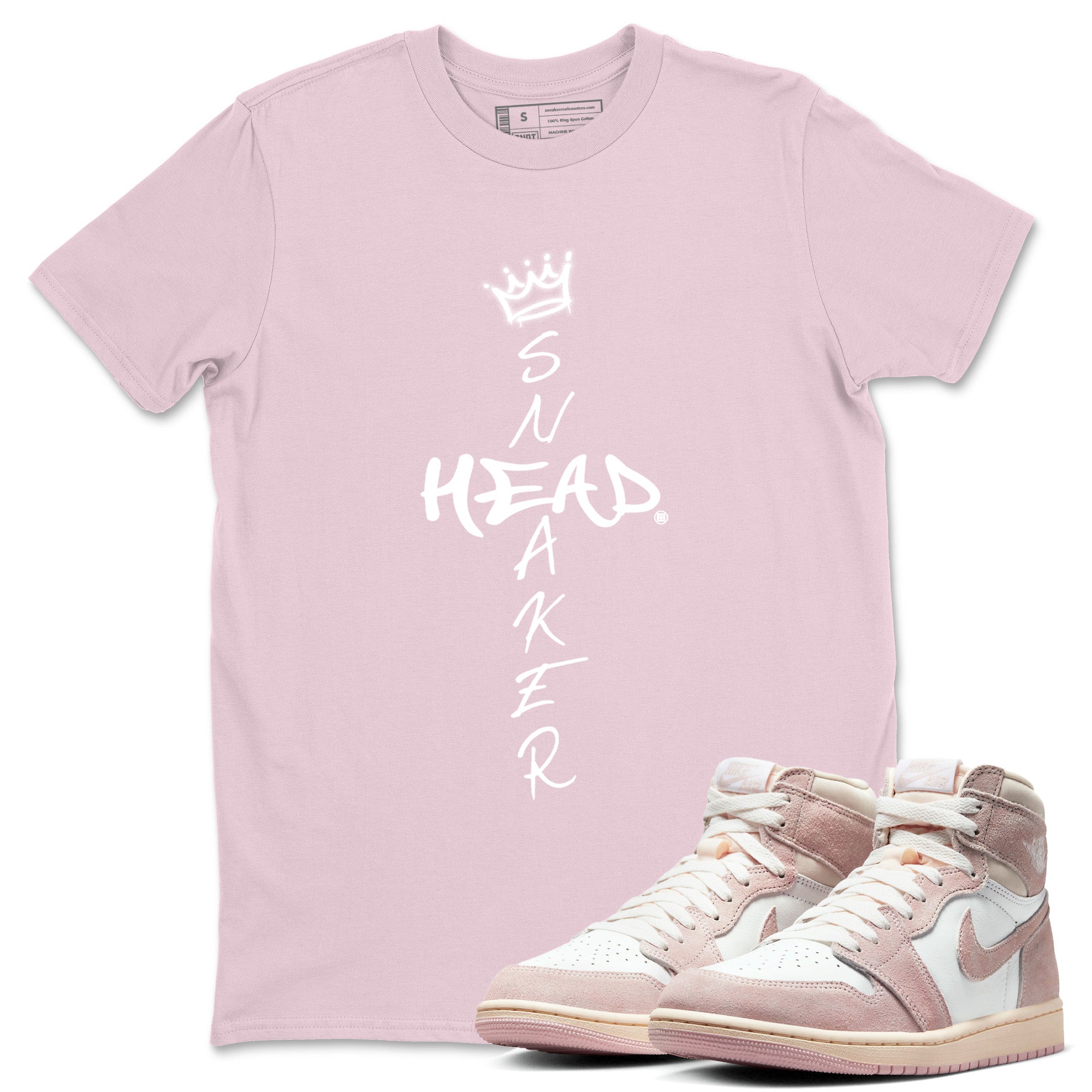 Cross snkmatch Unisex Tops - Air Jordan 1 Washed Pink