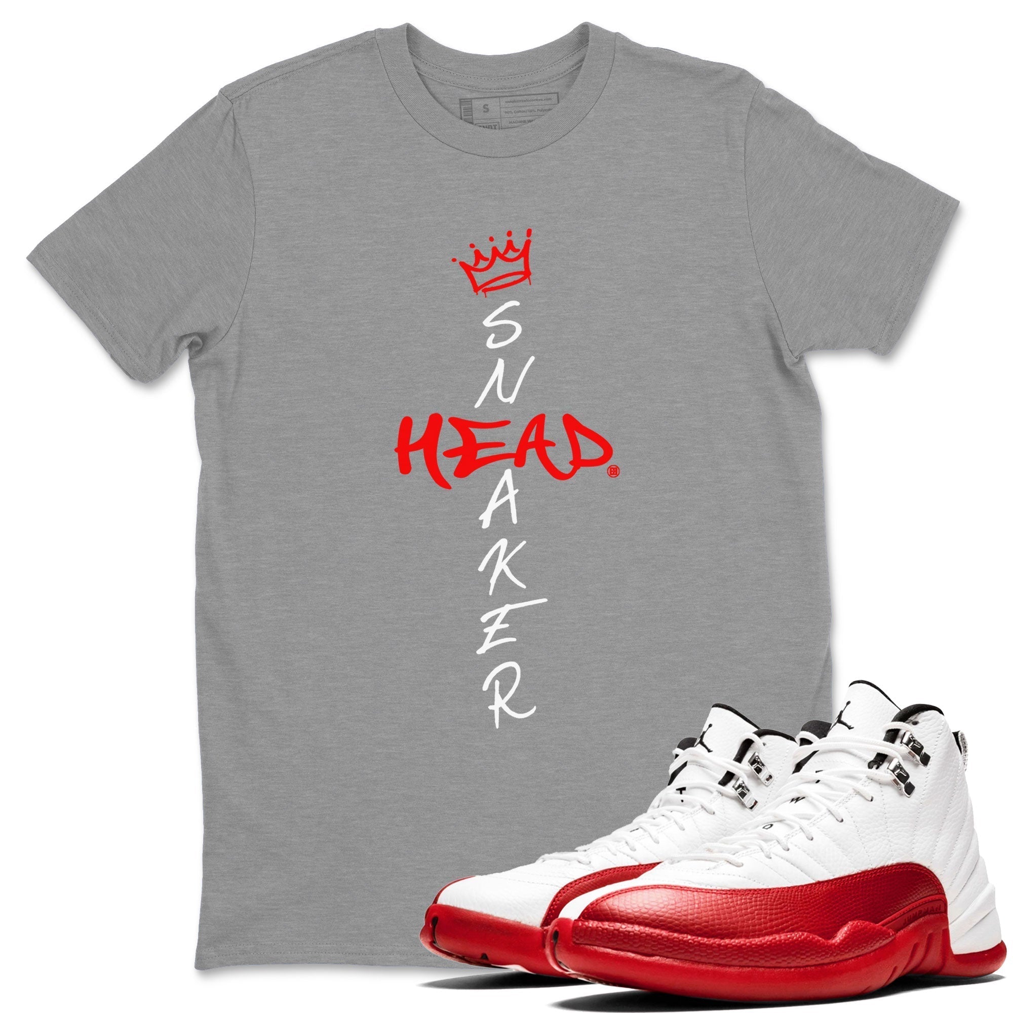 Cross snkmatch snkmatch Tee - Air Jordan 12 Cherry