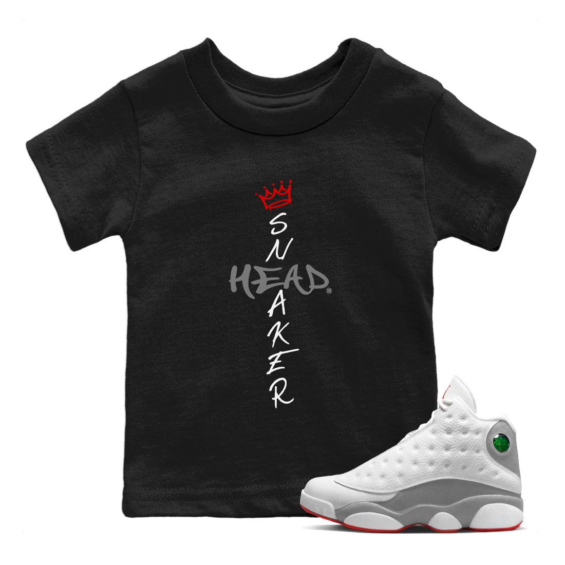 Cross snkmatch Kids Tops - Air Jordan 13 Wolf Grey