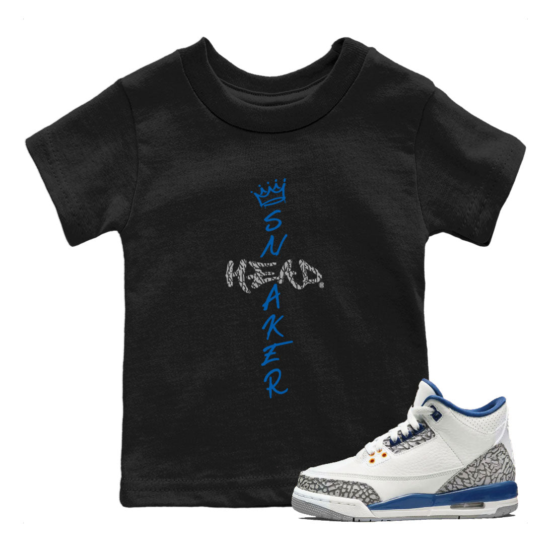Cross snkmatch Kids Tops - Air Jordan 3 Wizards