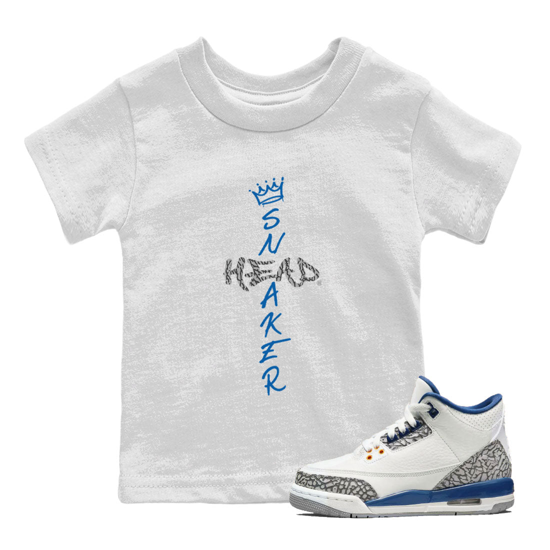 Cross snkmatch Kids Tops - Air Jordan 3 Wizards
