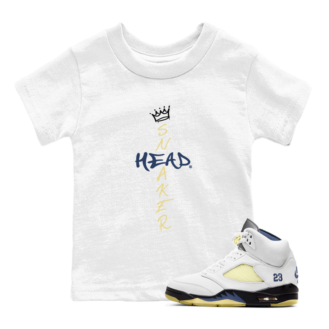 Cross snkmatch snkmatch Tee Kids - Air Jordan 5 A Ma Maniere x Photon Dust