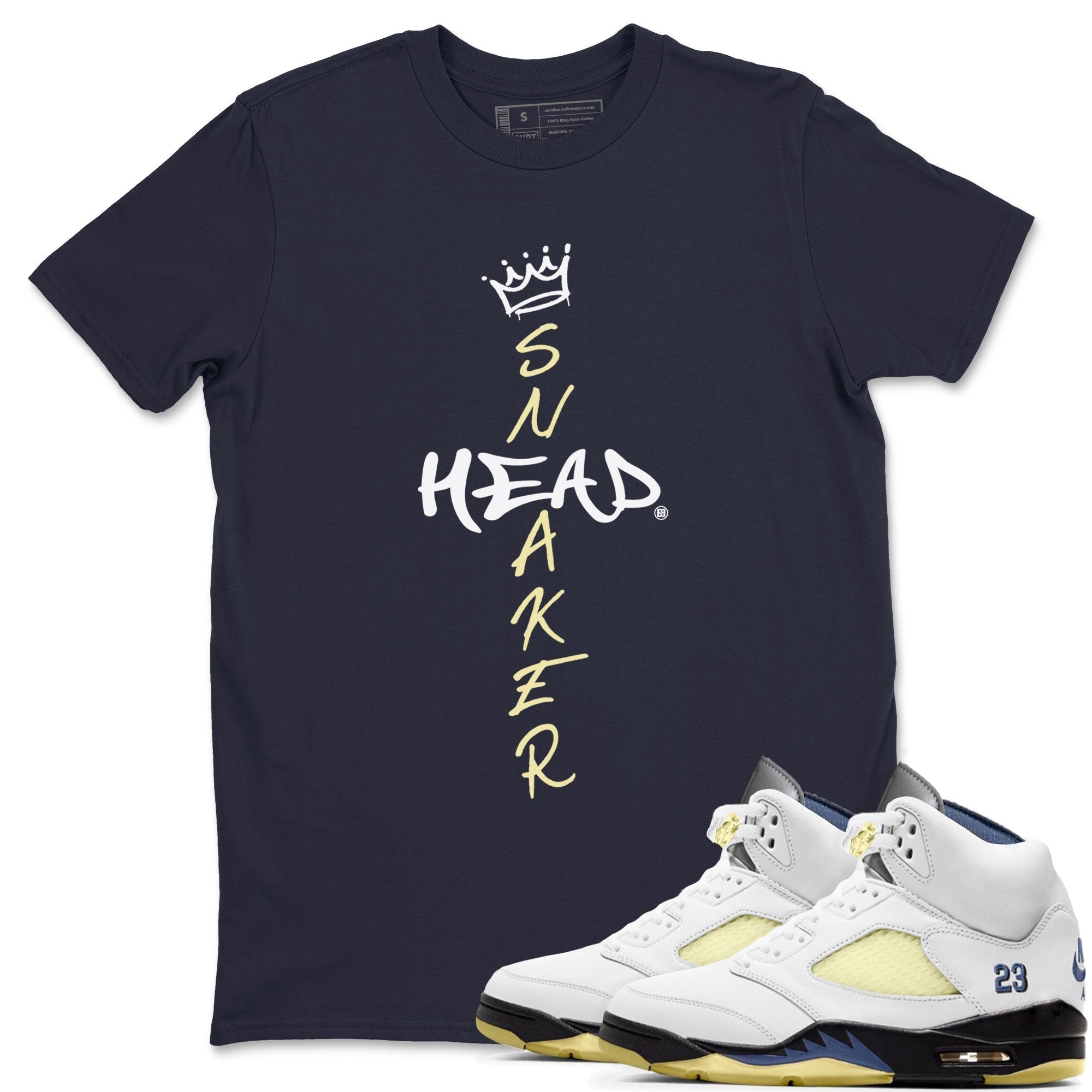 Cross snkmatch snkmatch Tee - Air Jordan 5 A Ma Maniere x Photon Dust