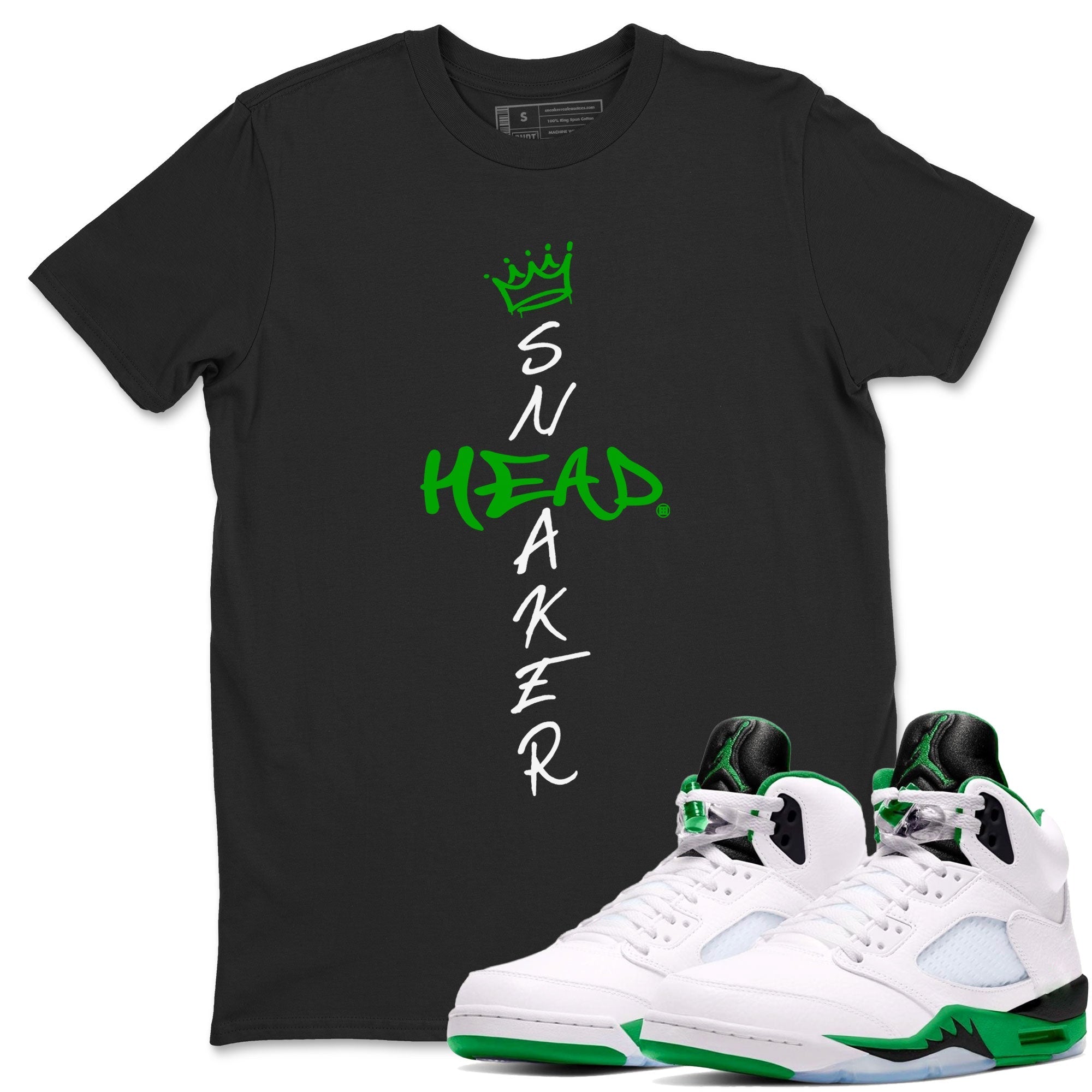 Cross snkmatch snkmatch Tees - Air Jordan 5 Lucky Green