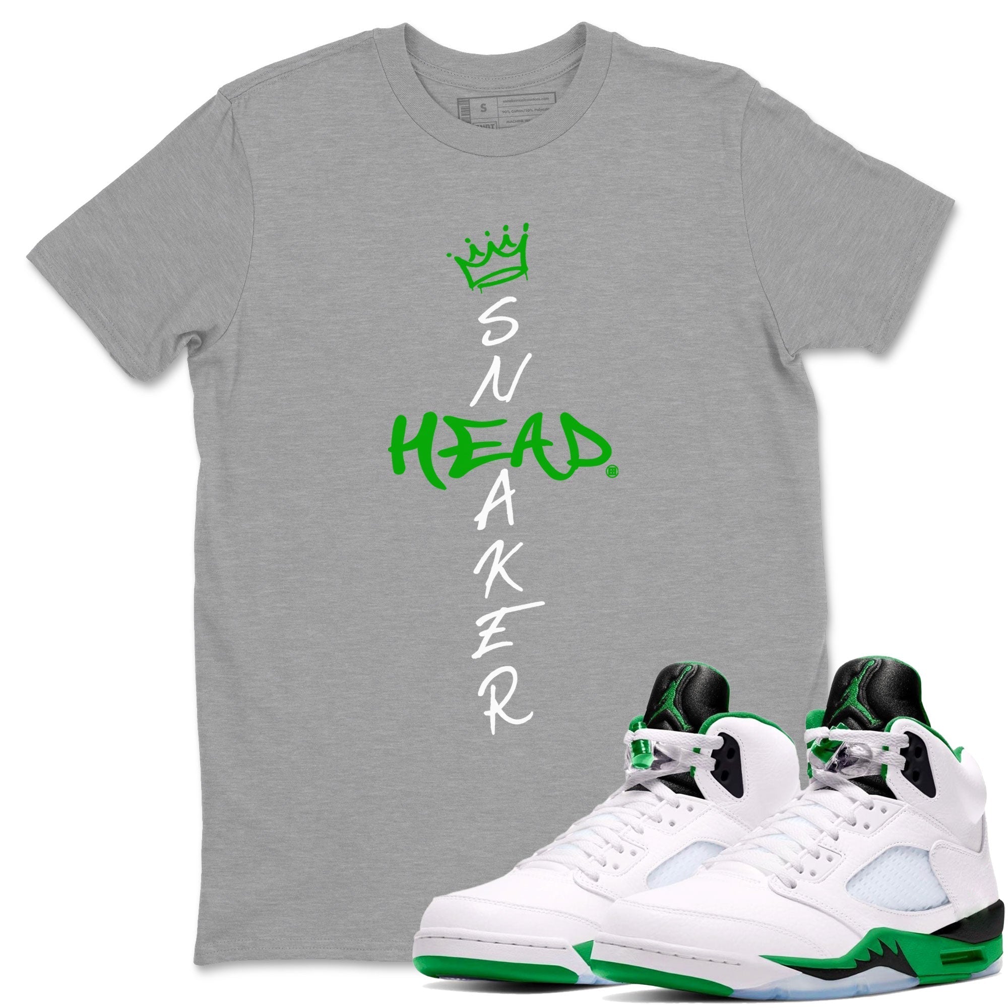 Cross snkmatch snkmatch Tees - Air Jordan 5 Lucky Green