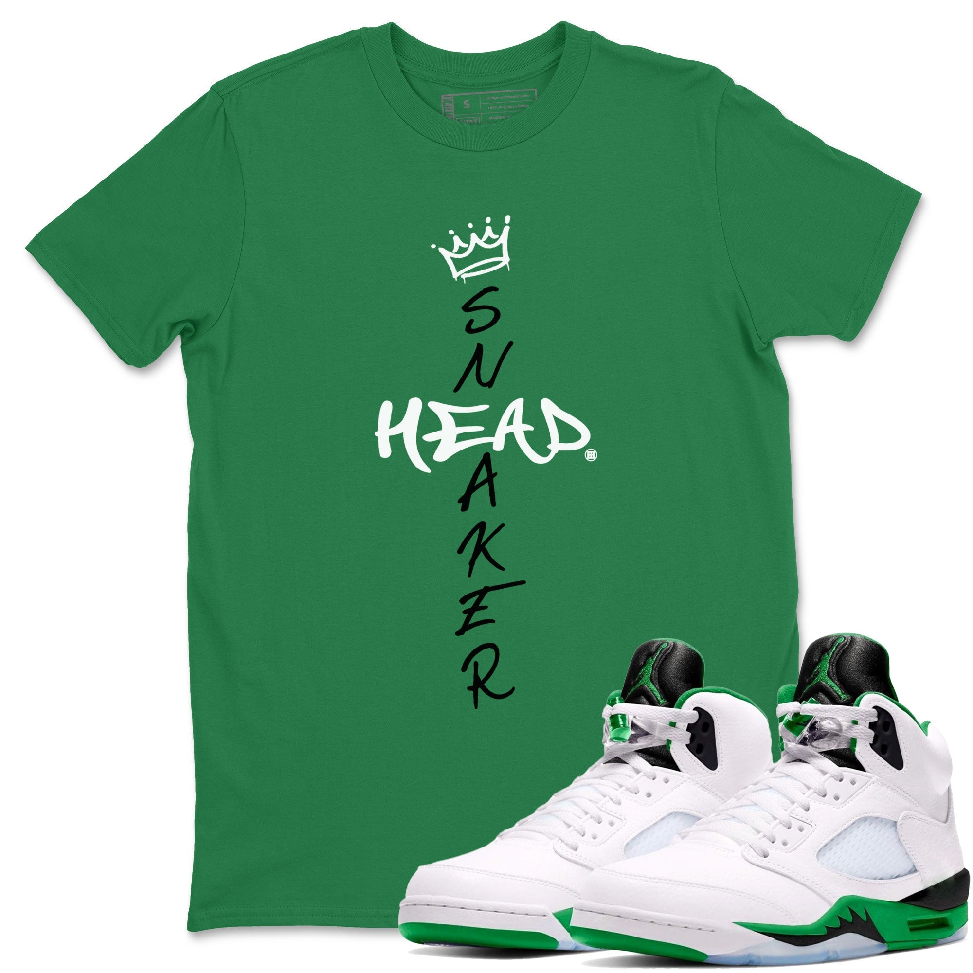 Cross snkmatch snkmatch Tees - Air Jordan 5 Lucky Green