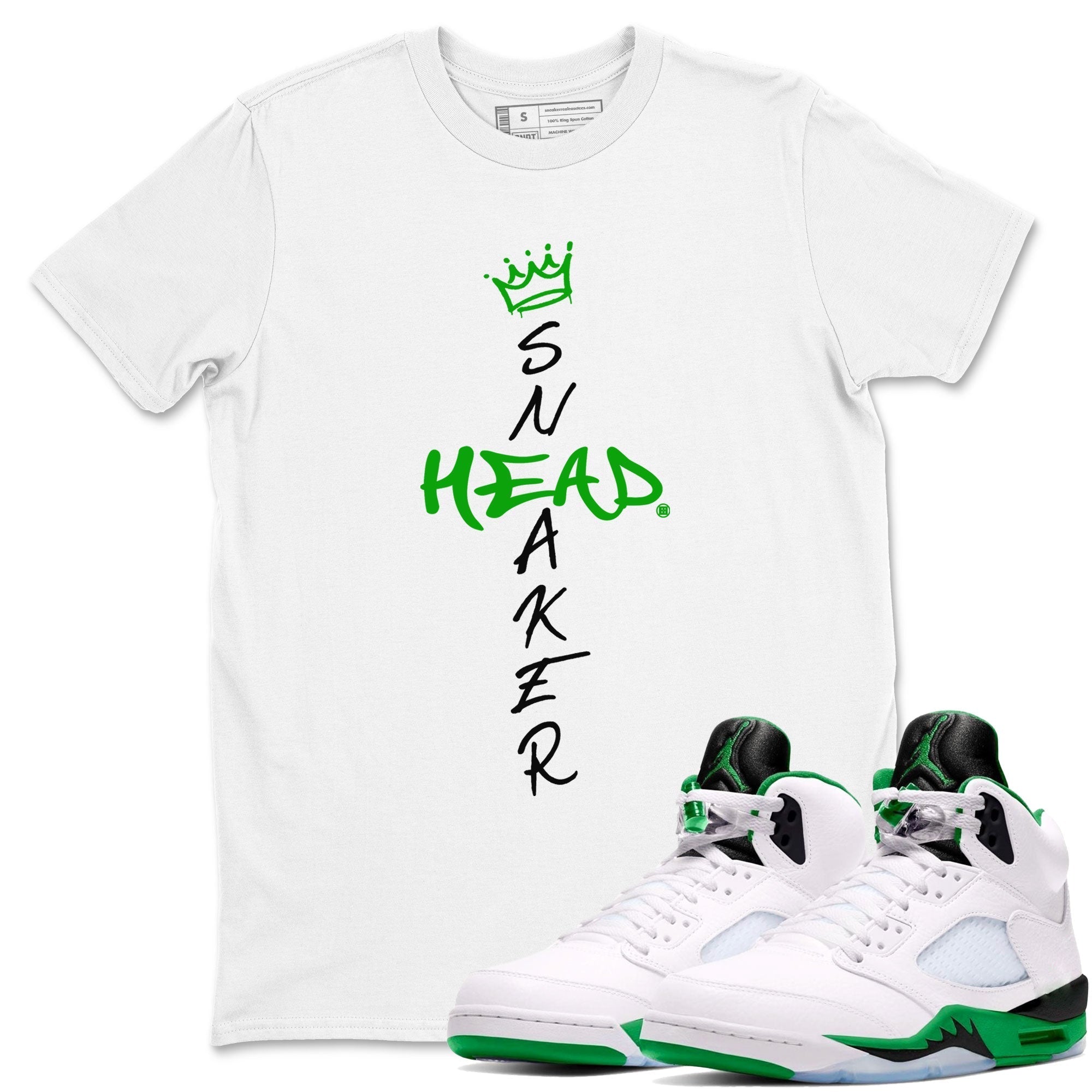 Cross snkmatch snkmatch Tees - Air Jordan 5 Lucky Green
