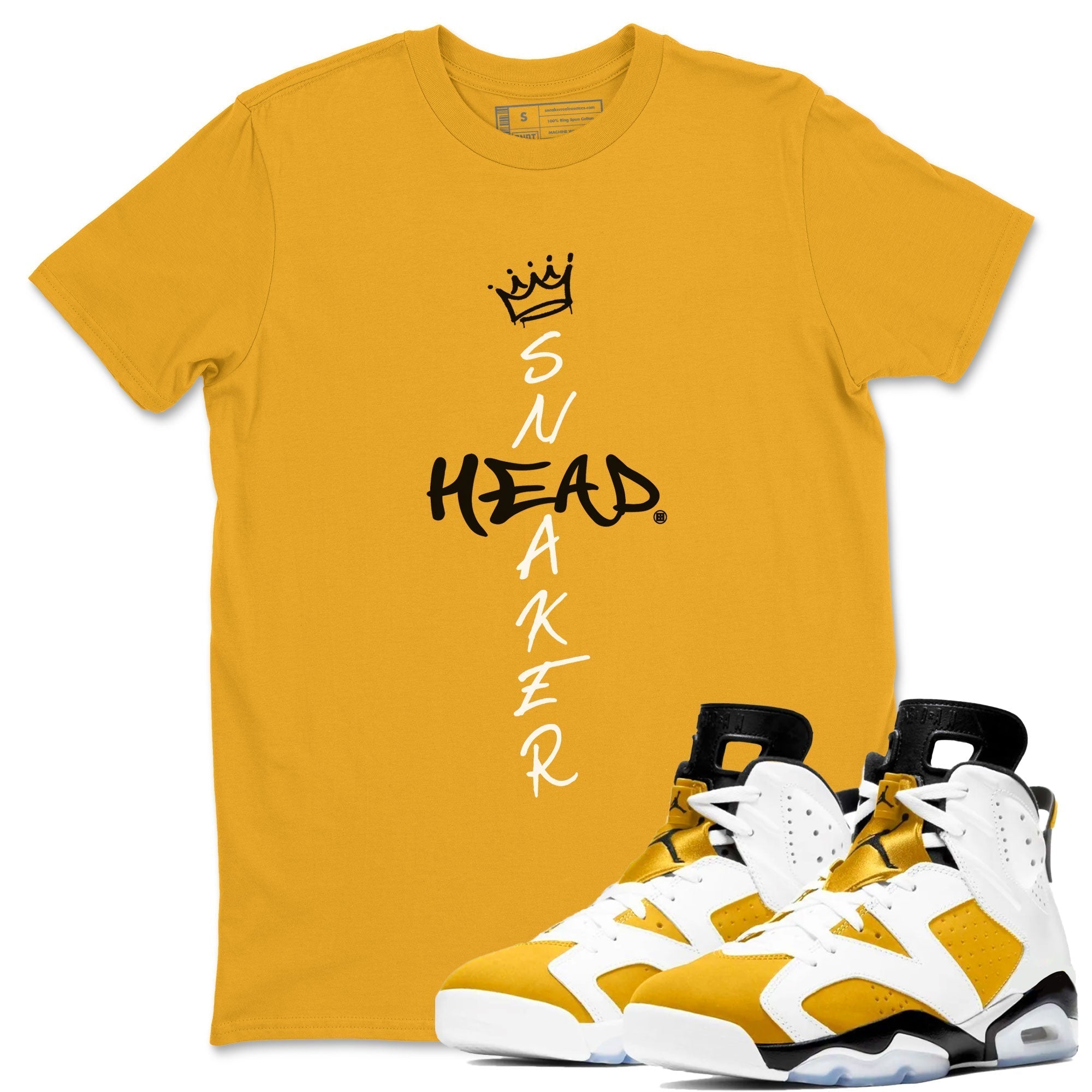 Cross snkmatch snkmatch Tee - Air Jordan 6 Yellow Ochre