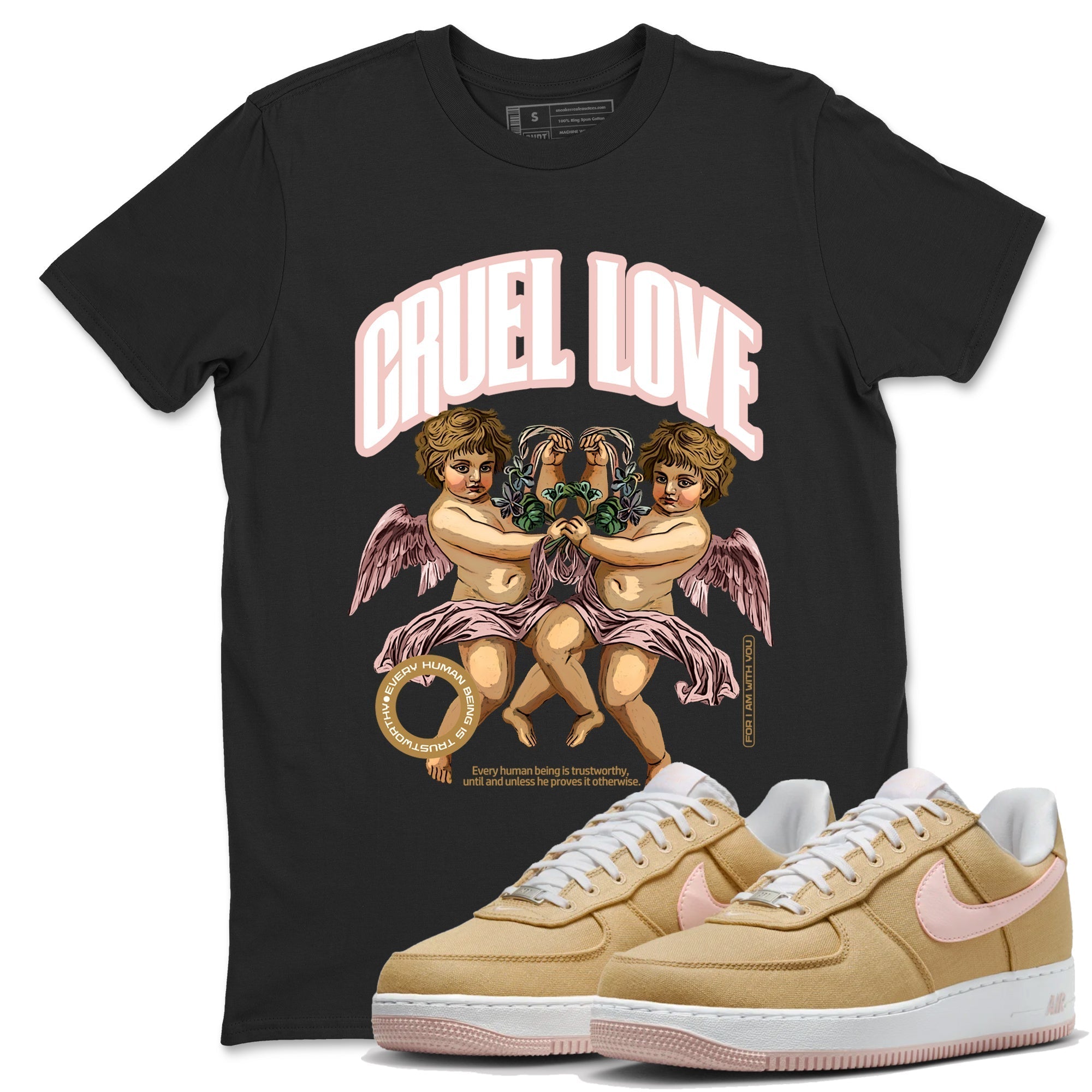 Cruel Love snkmatch Tees - Air Force 1 Linen