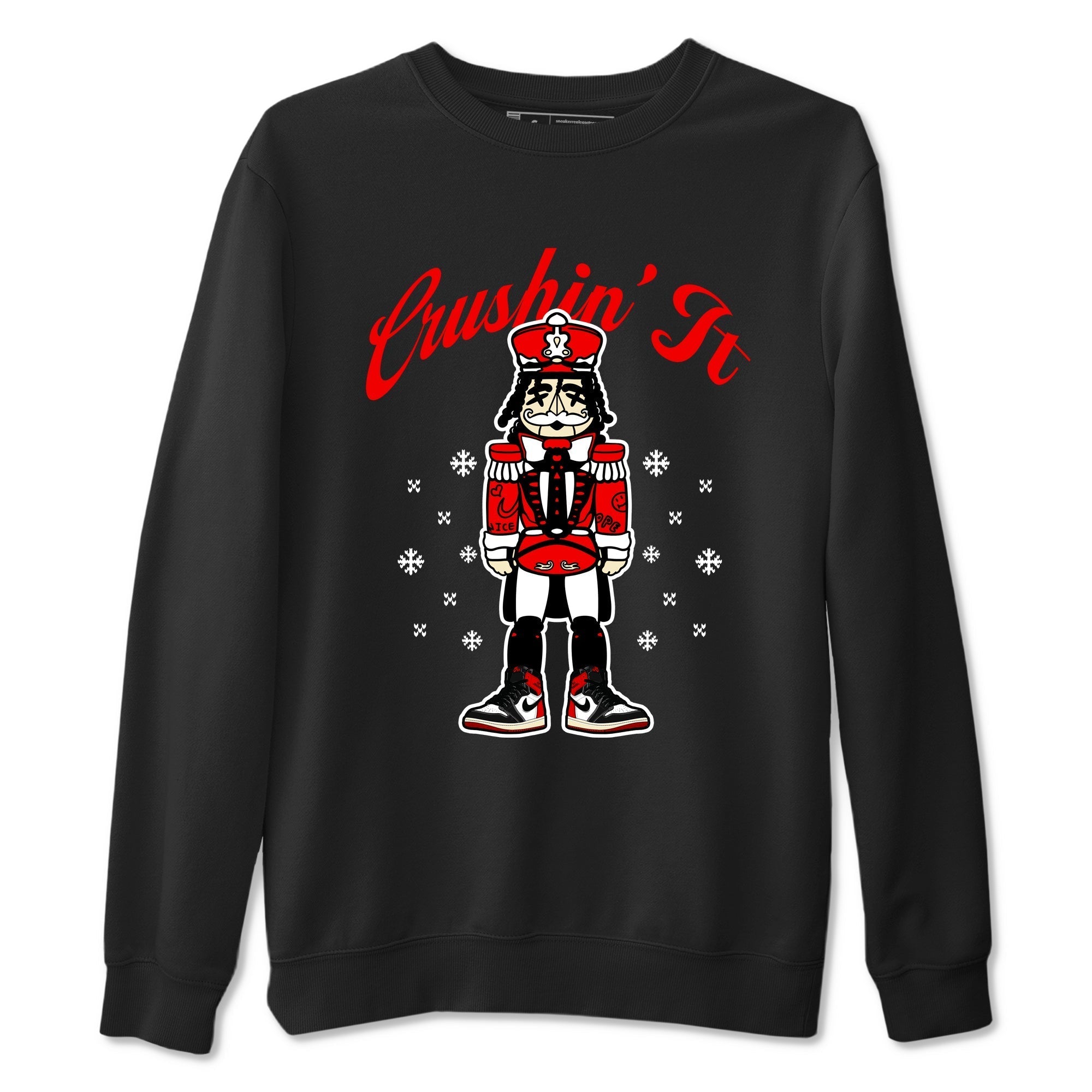 Crushin' It snkmatch Tees - Air Jordan 1 Black Toe Reimagined