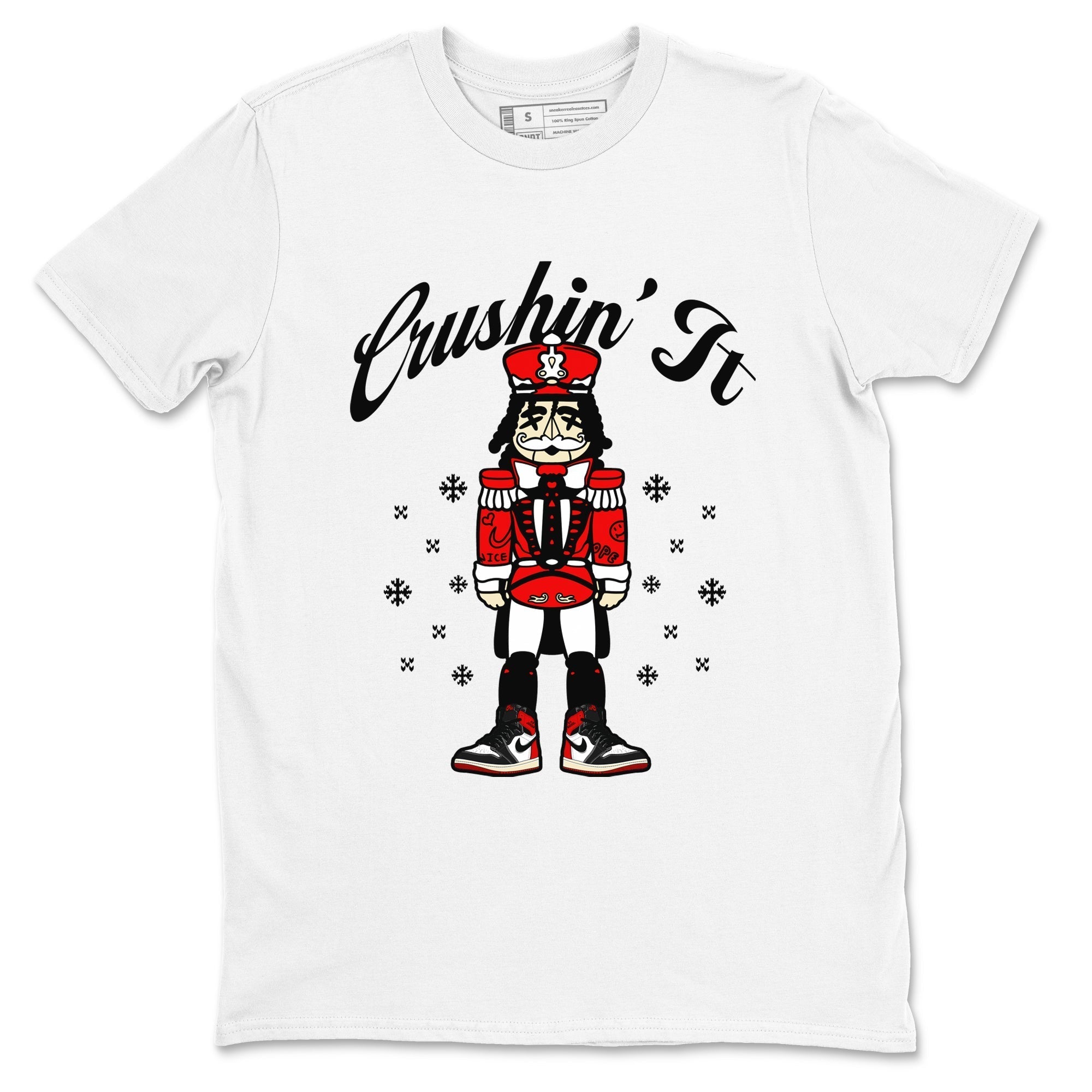 Crushin' It snkmatch Tees - Air Jordan 1 Black Toe Reimagined
